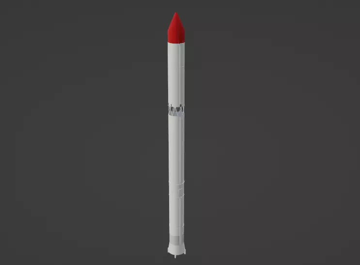 Soviet rocket Free 3D model