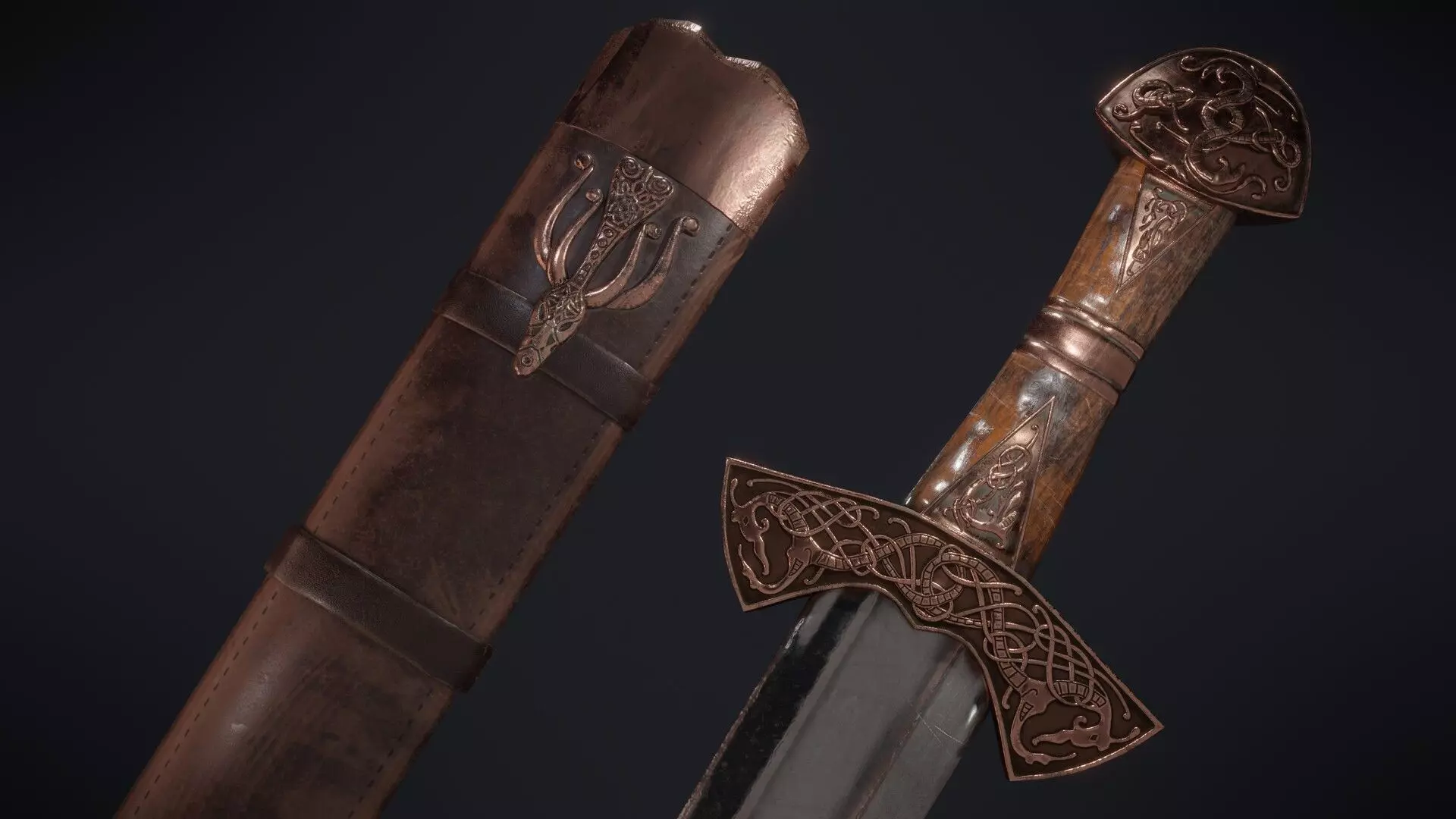 Viking Sword - 1 3D model_0