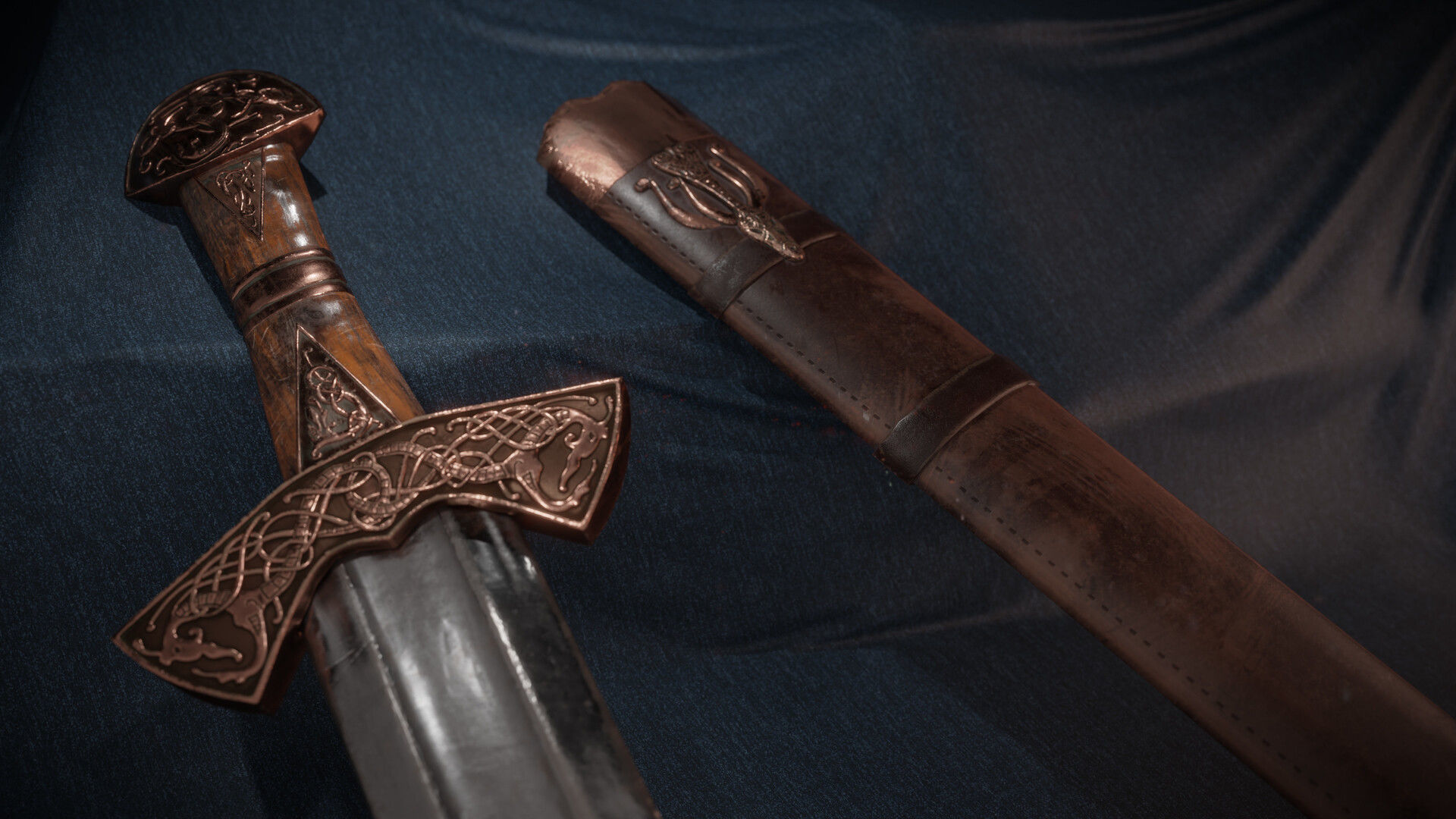 Viking Sword - 1 3D model_1