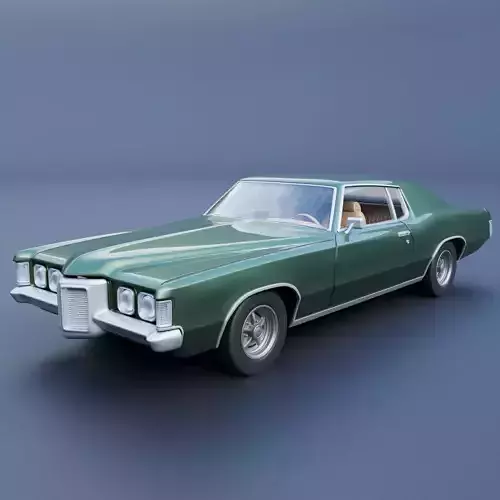 Pontiac Grand Prix 1969  3D print model