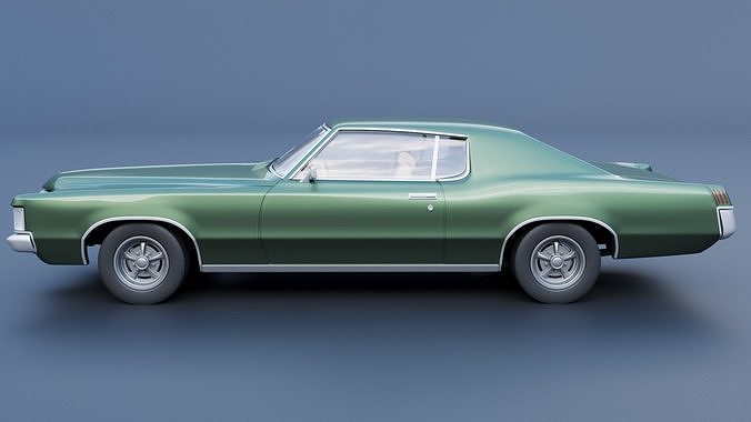 Pontiac Grand Prix 1969  3D print model 3