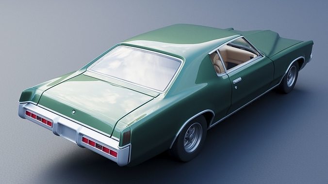 Pontiac Grand Prix 1969  3D print model 6