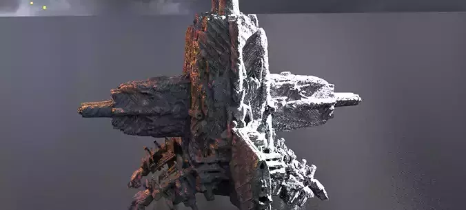 Arch Alien Ancient pillar Structure