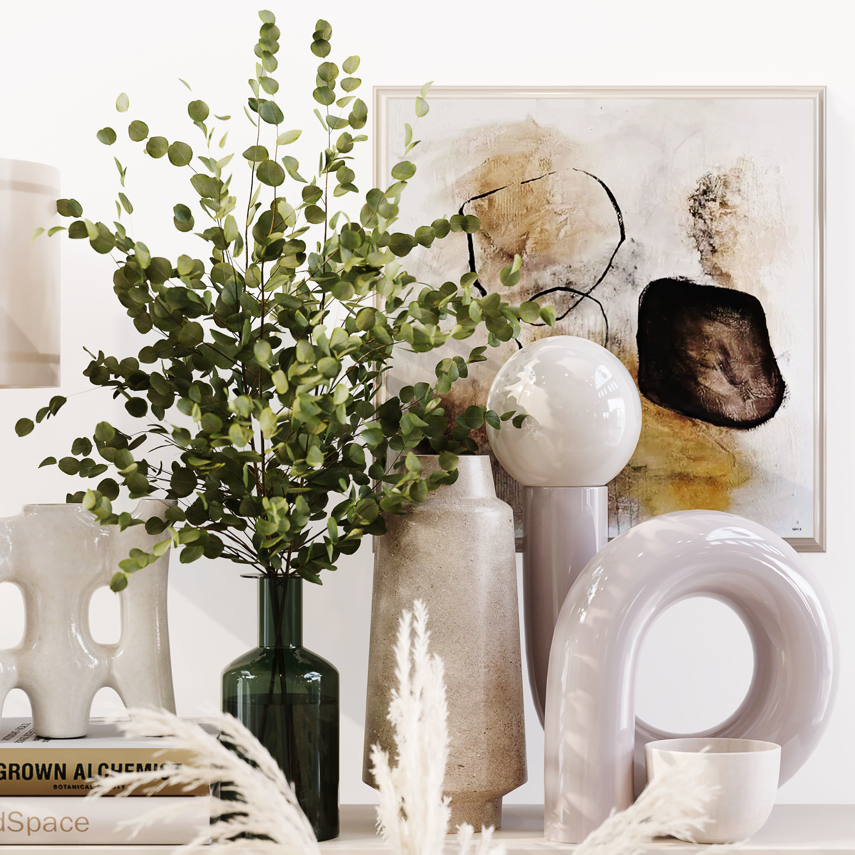 Decorative Set 06 3D model_4