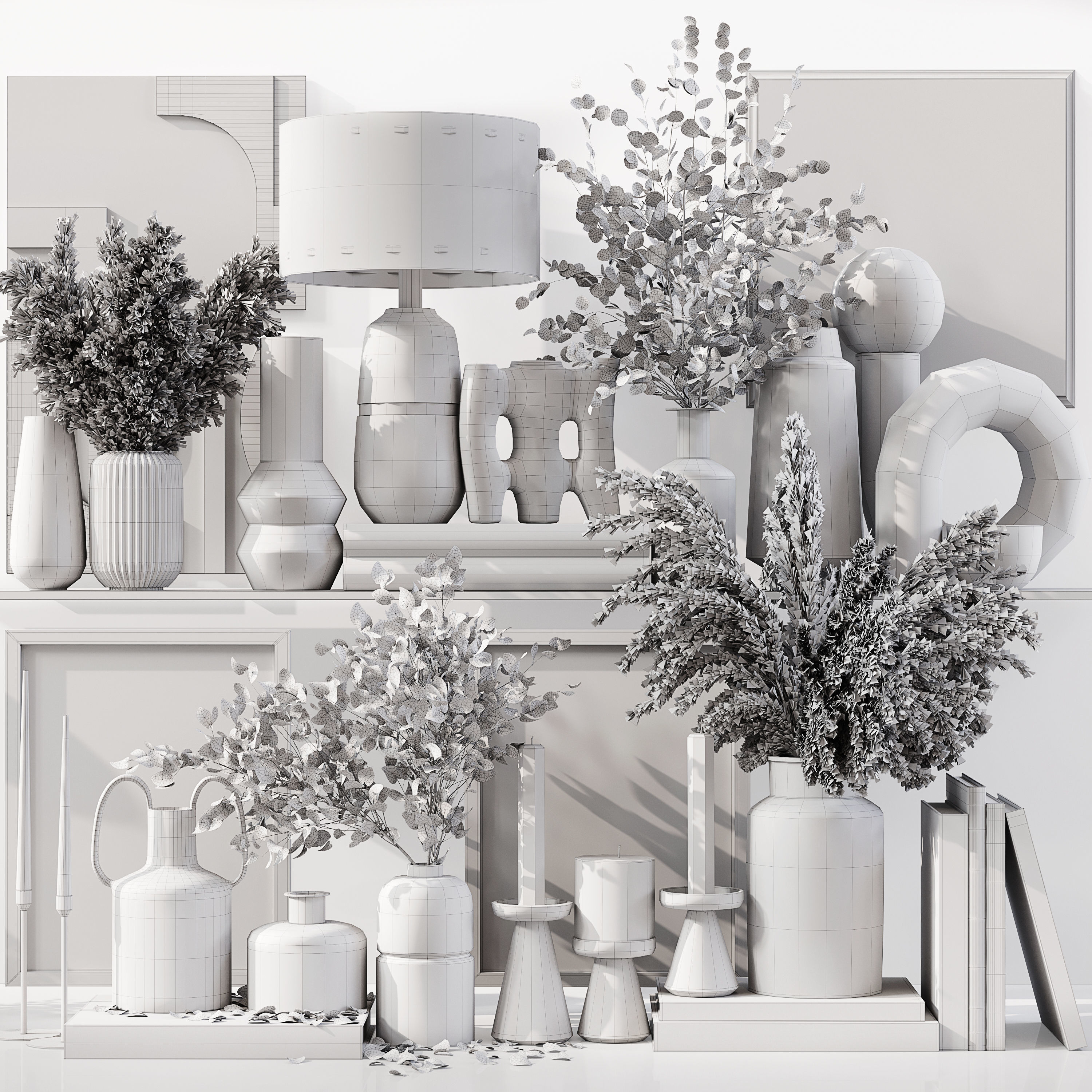 Decorative Set 06 3D model_5