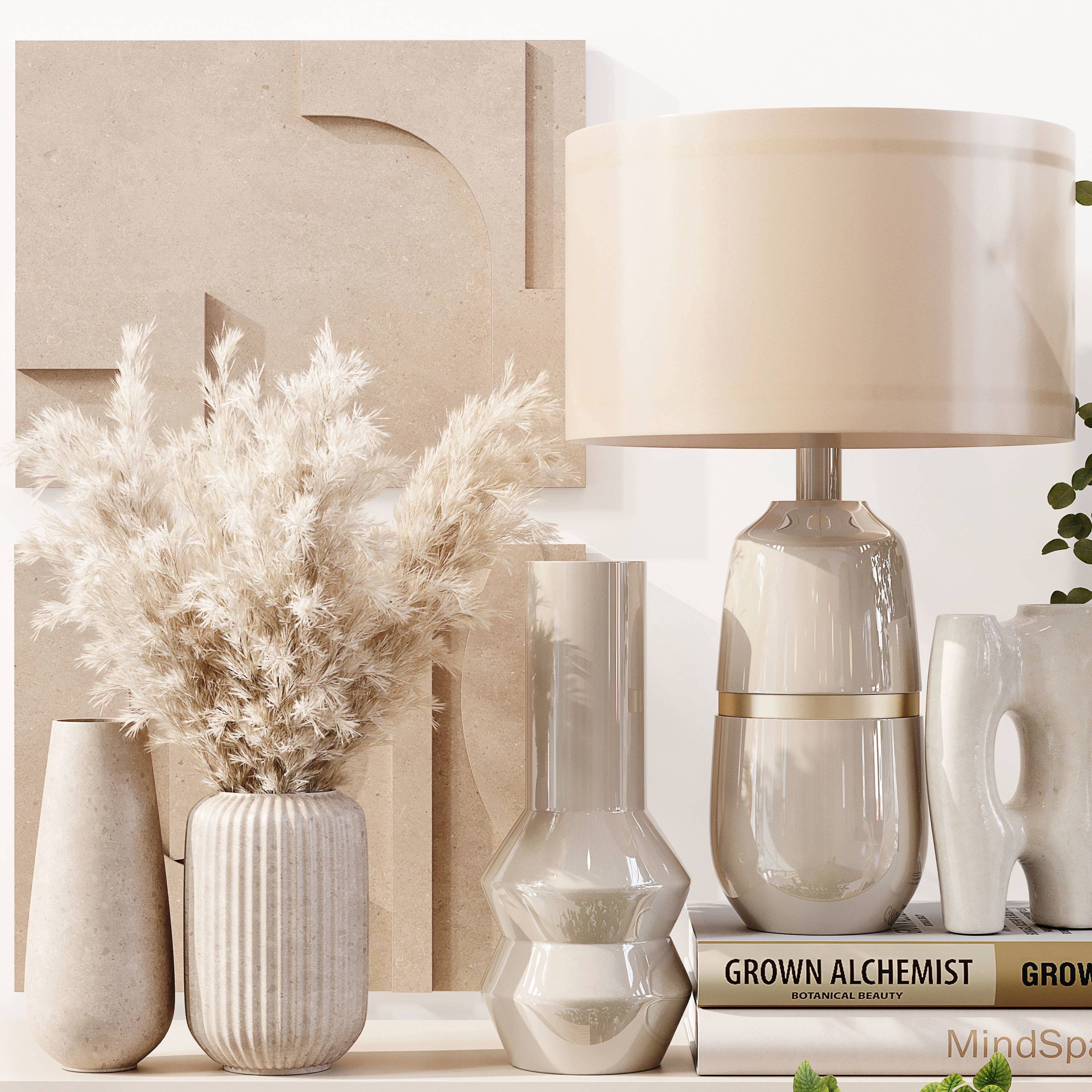 Decorative Set 06 3D model_3