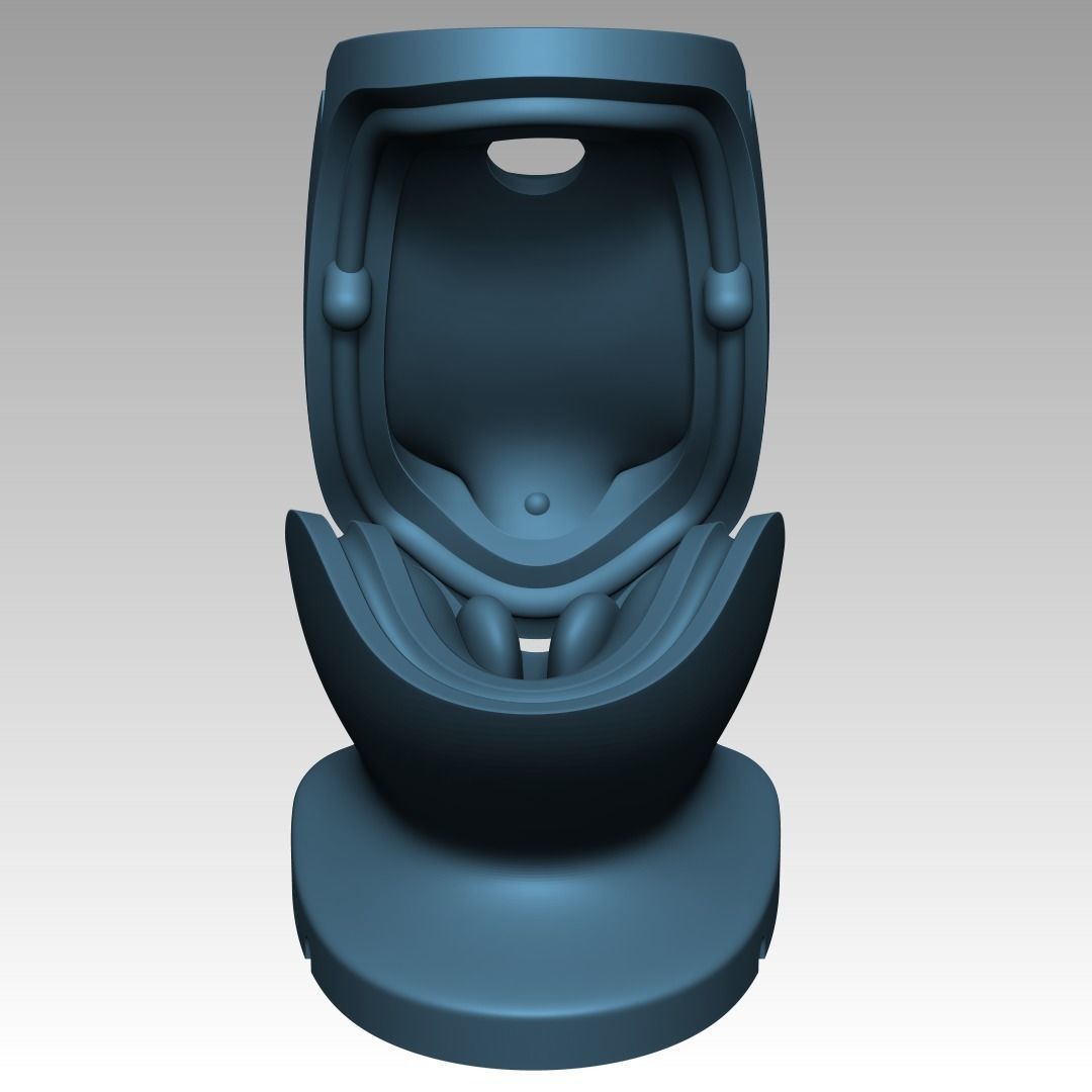 SILICONE NOSE MOLD 3D print model_3