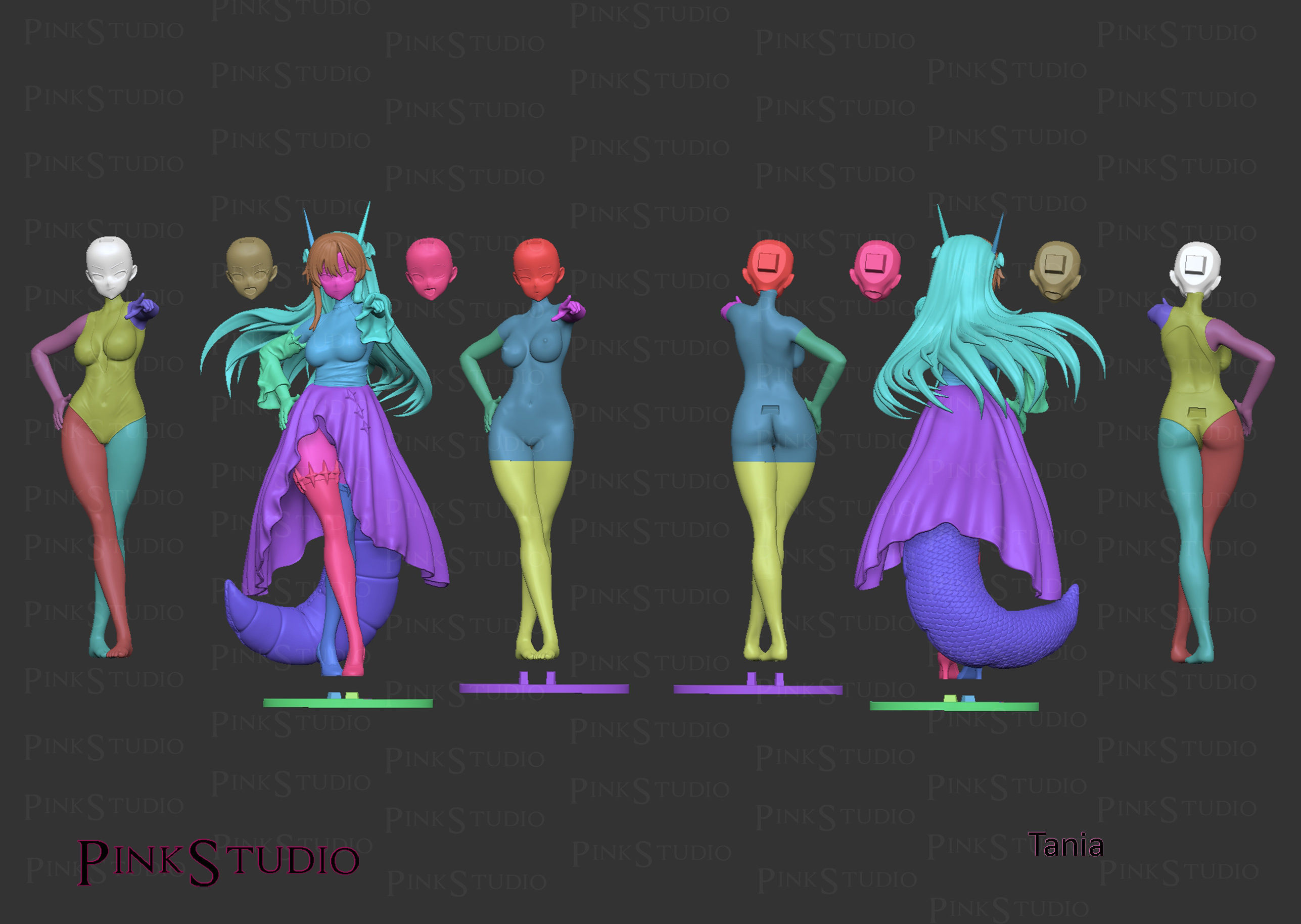Beast Tamer - Tania 3D print model_14