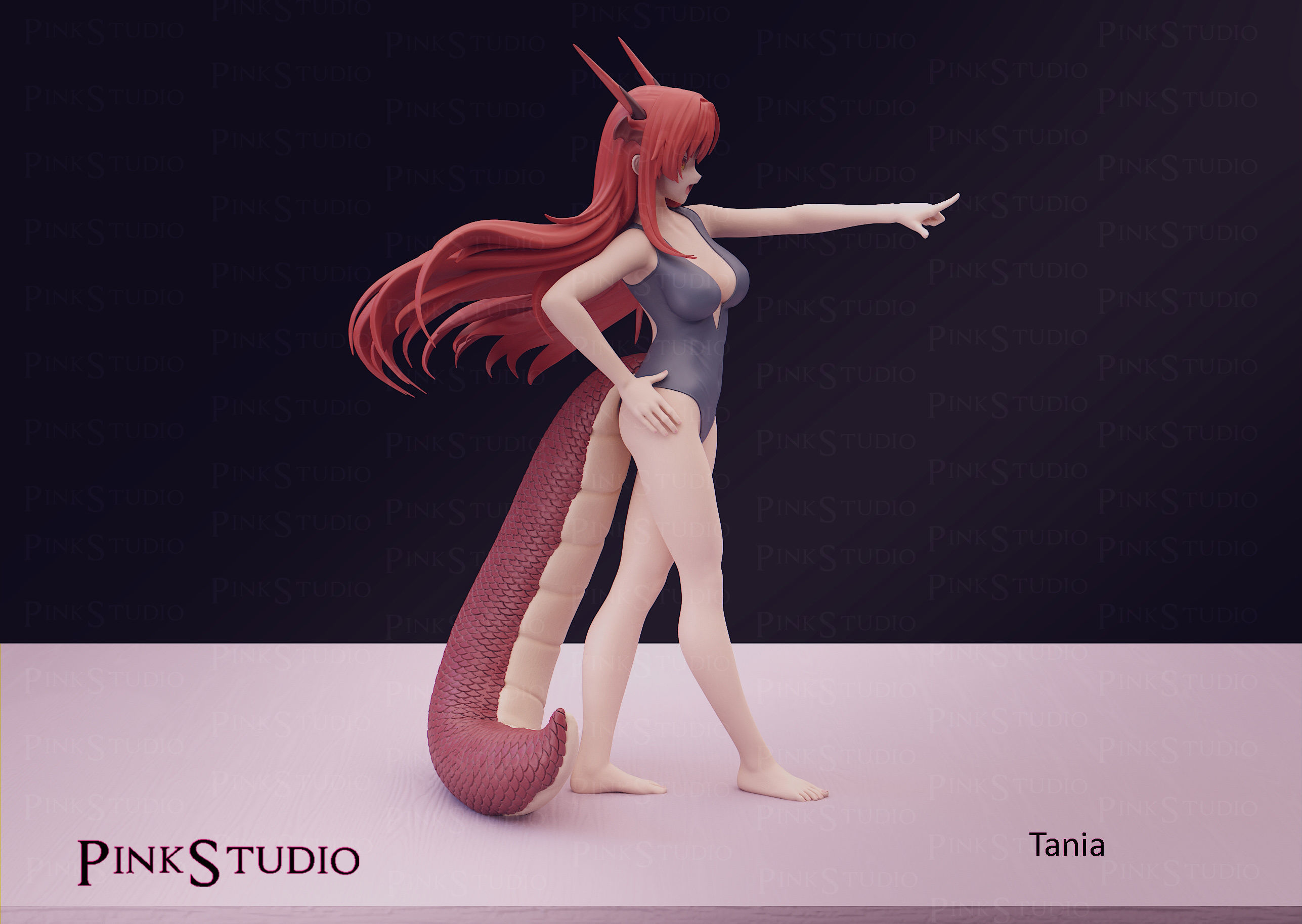 Beast Tamer - Tania 3D print model_4