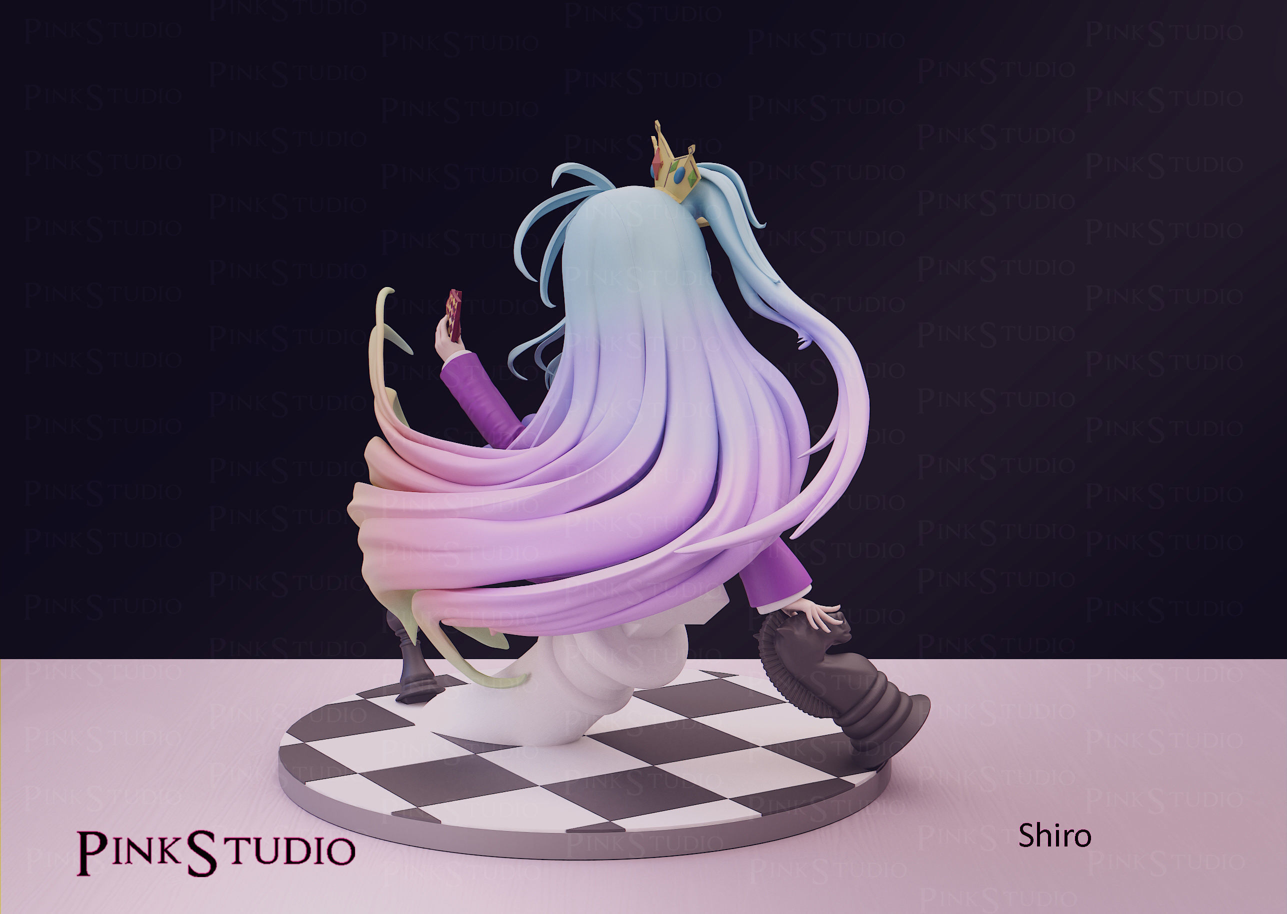 No game No life - Shiro 3D print model_5