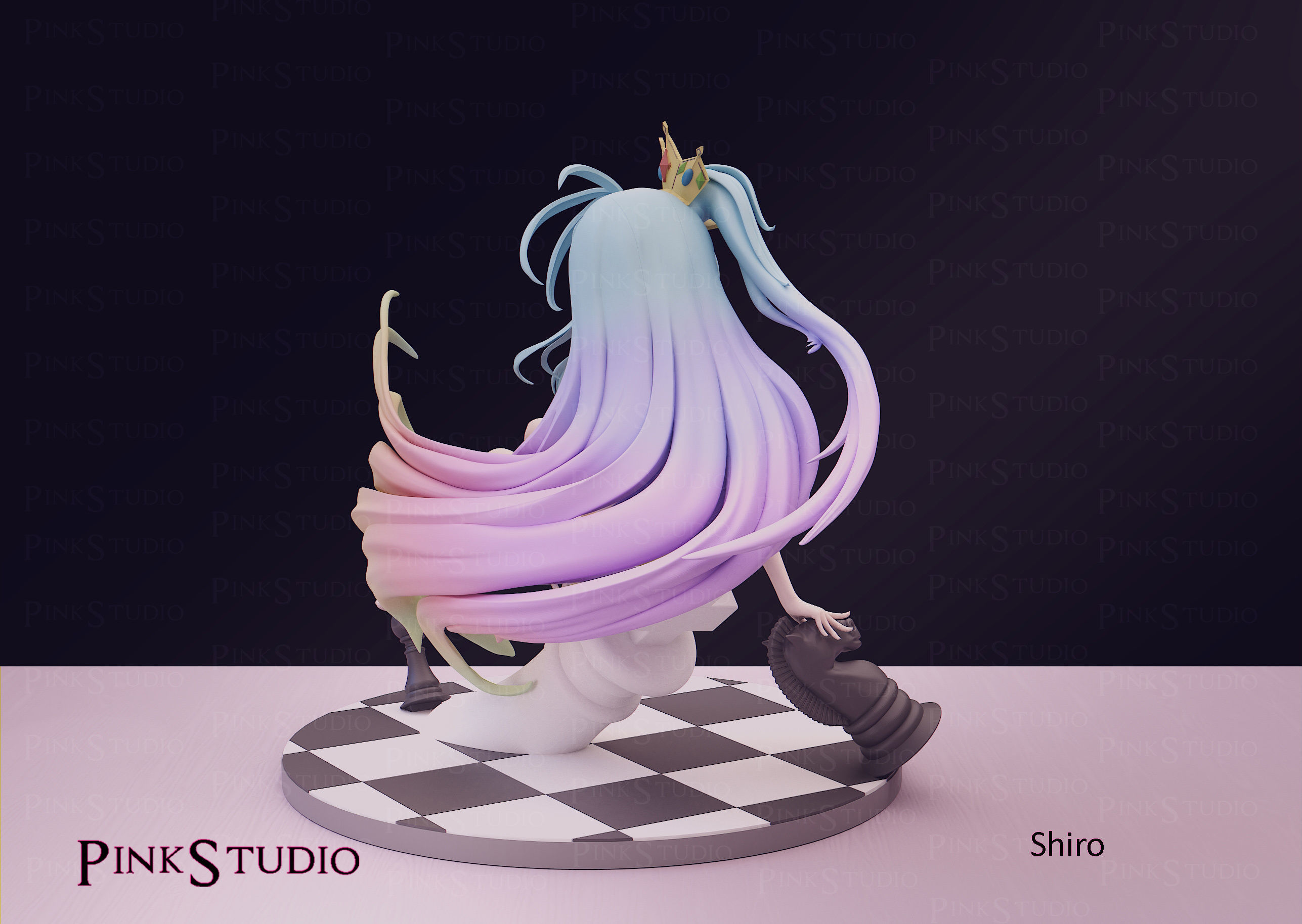 No game No life - Shiro 3D print model_6