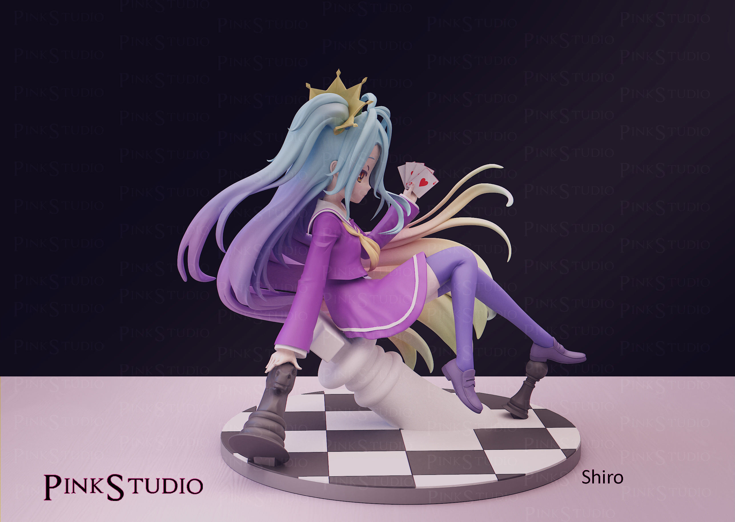 No game No life - Shiro 3D print model_3