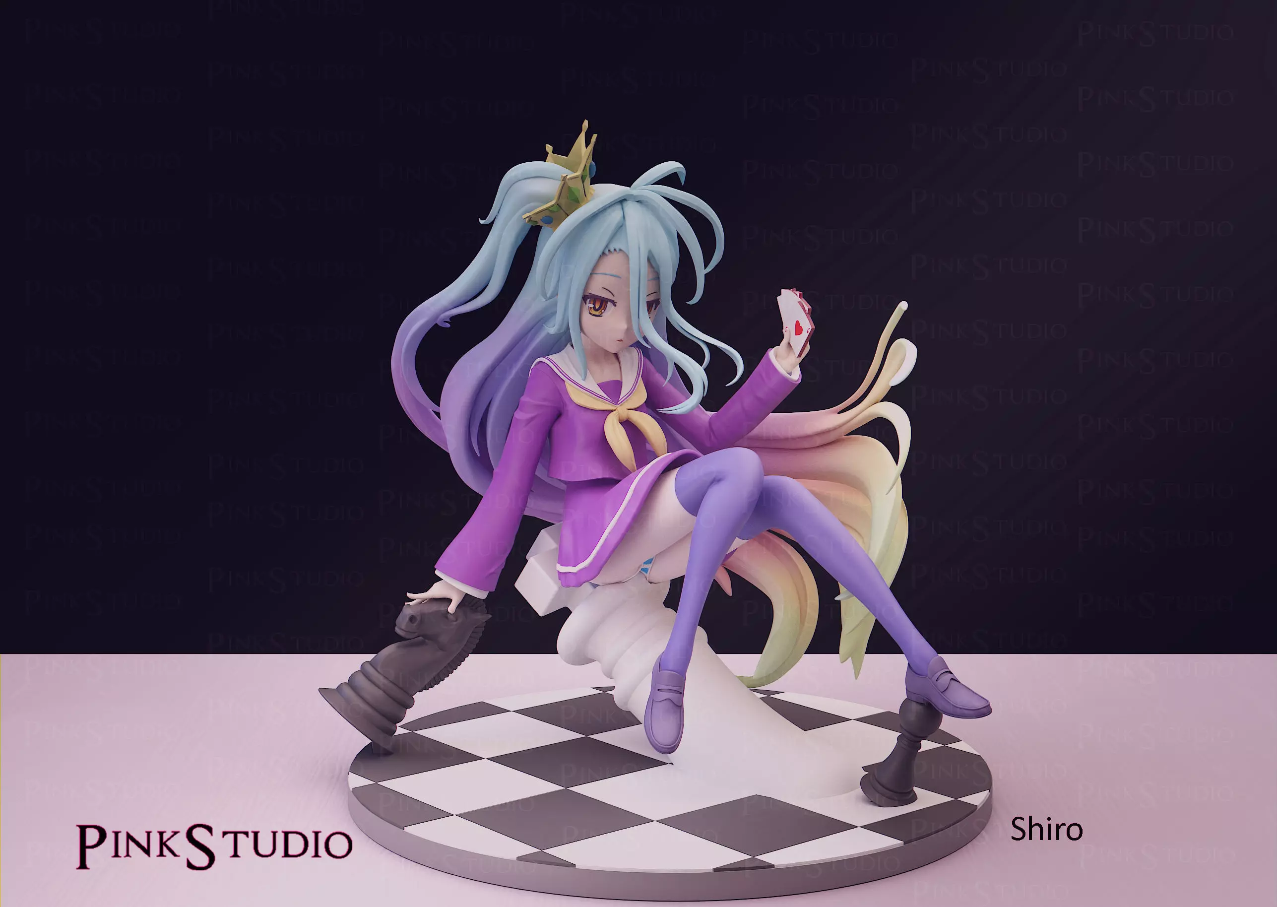 No game No life - Shiro 3D print model_0