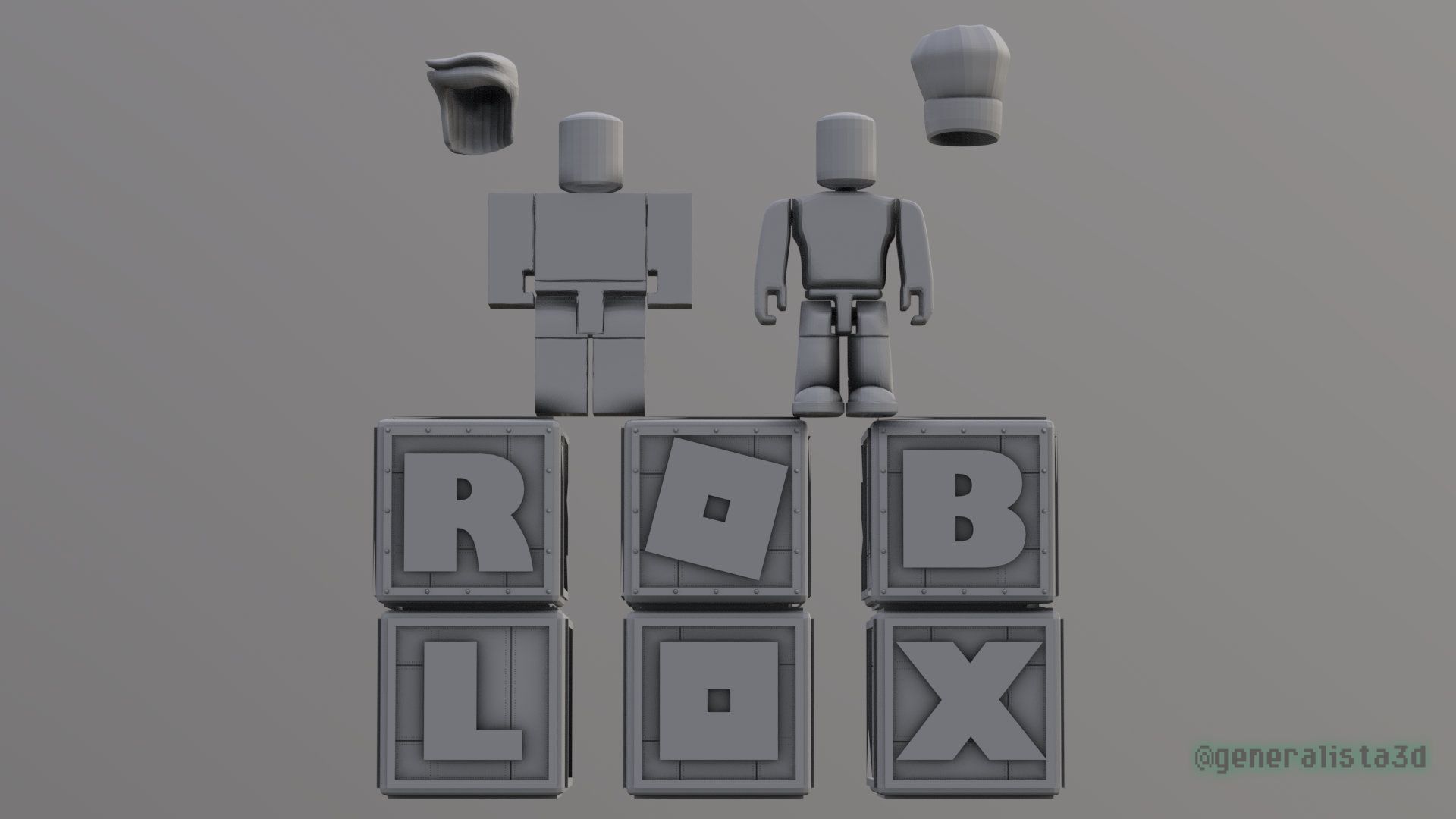 Roblox base toys printable 3D print model_1