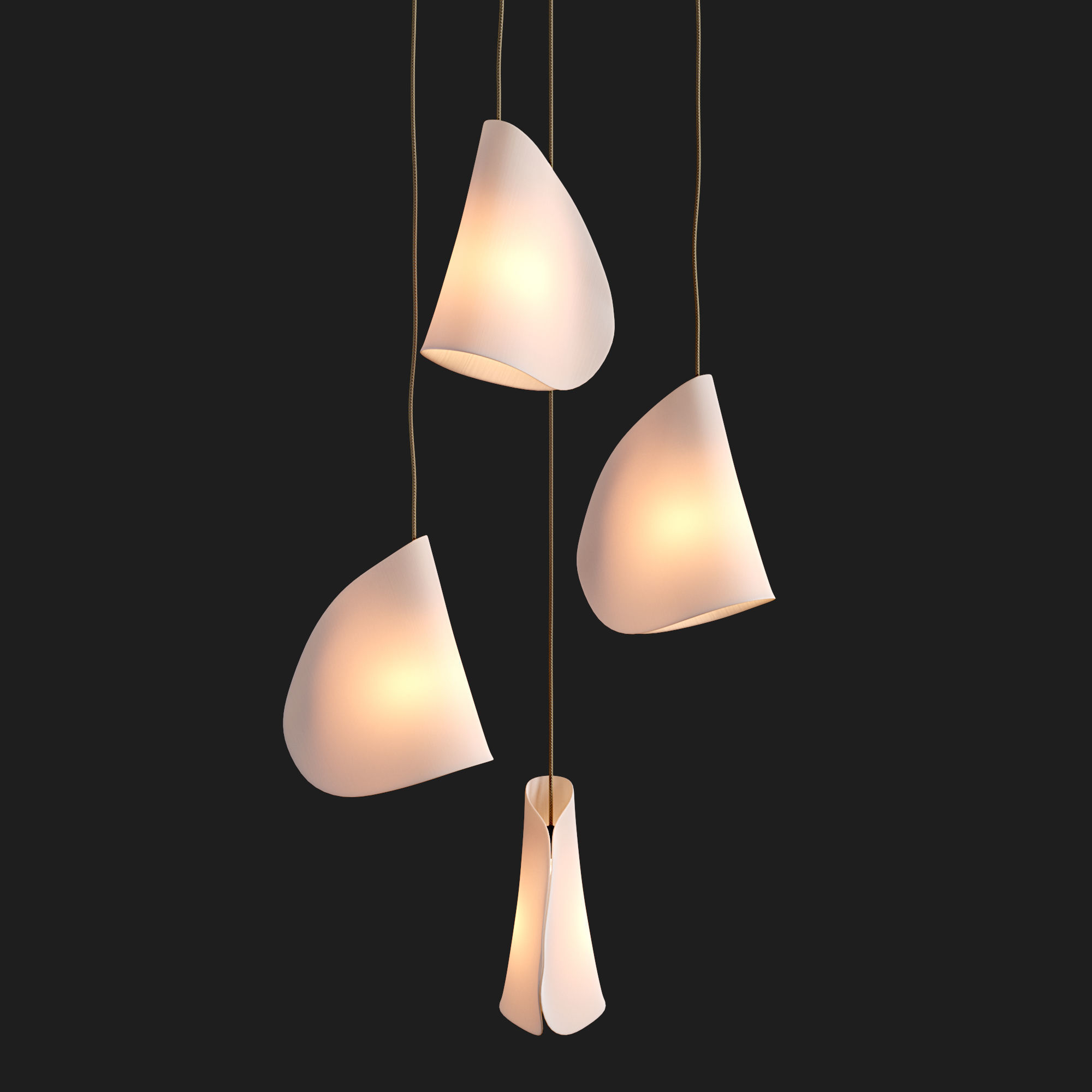 3D Bocci 21 Single Pendant model Low-poly 3D model_2