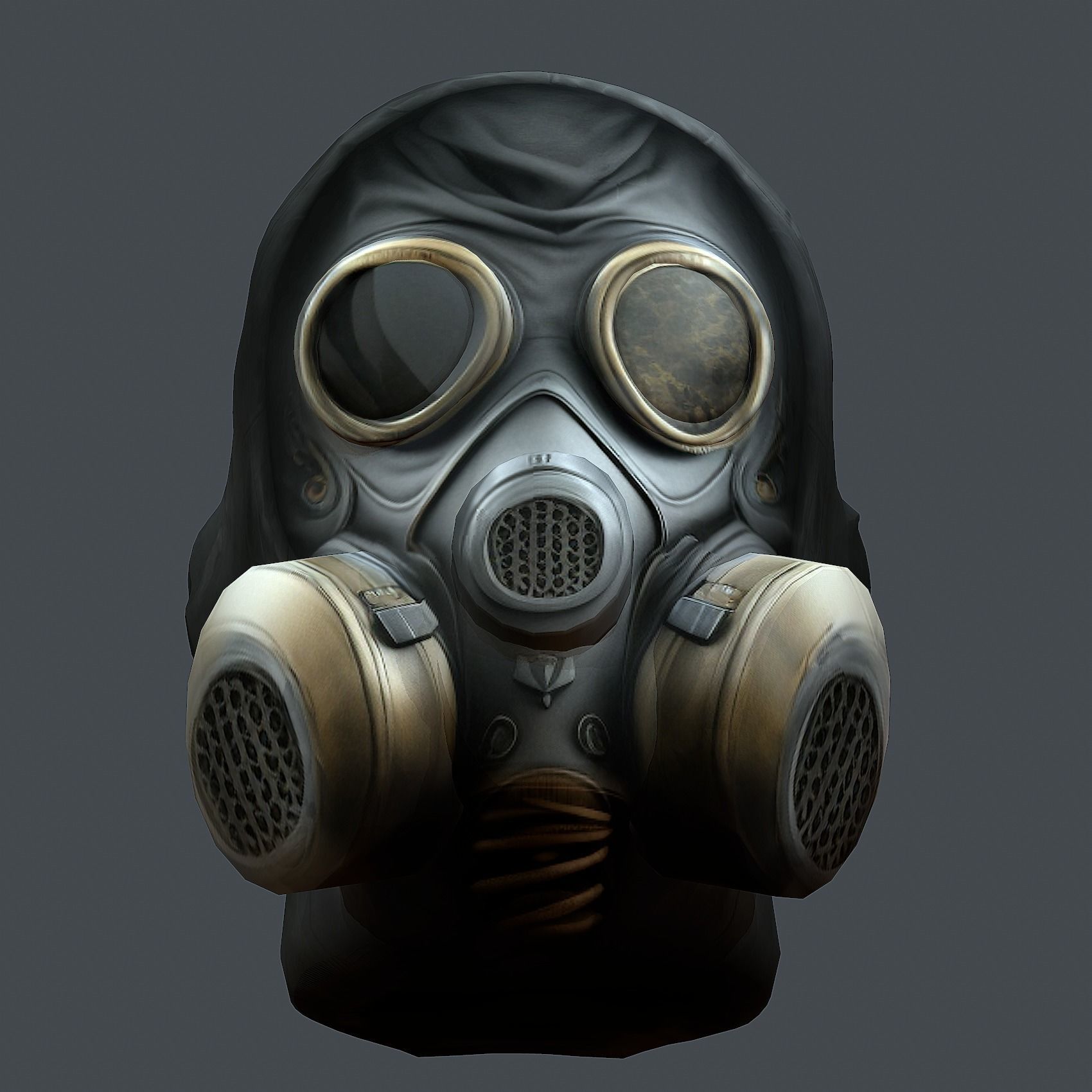 Helmet 3d model military combat Military Low-poly Low-poly 3D model_5