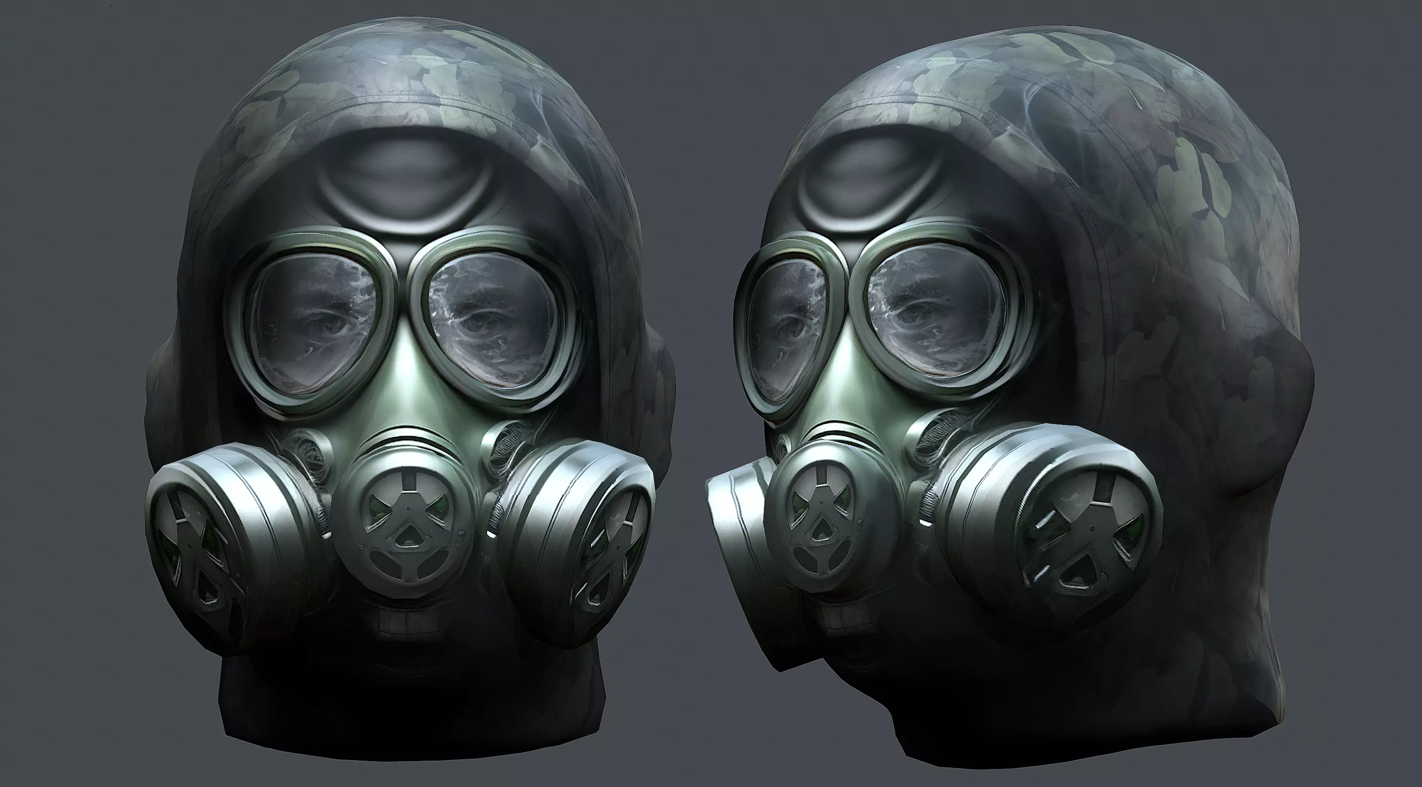 Helmet 3d model military combat Military Low-poly Low-poly 3D model_0