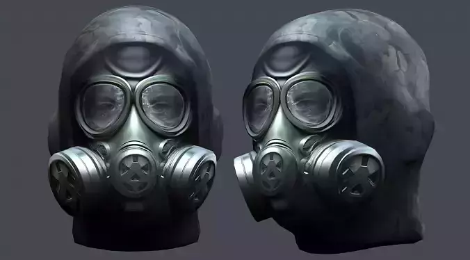 Helmet 3d model military combat Military Low-poly