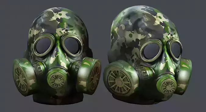 Helmet 3d model military combat Military Low-poly
