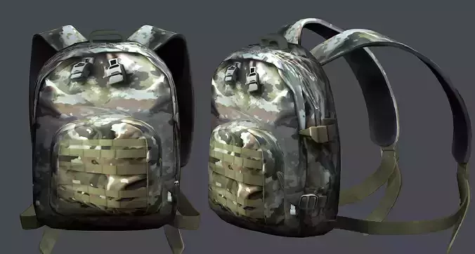 Backpack military combat Black baggage bag luggage