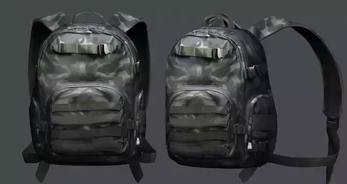 Backpack military combat Black baggage bag luggage