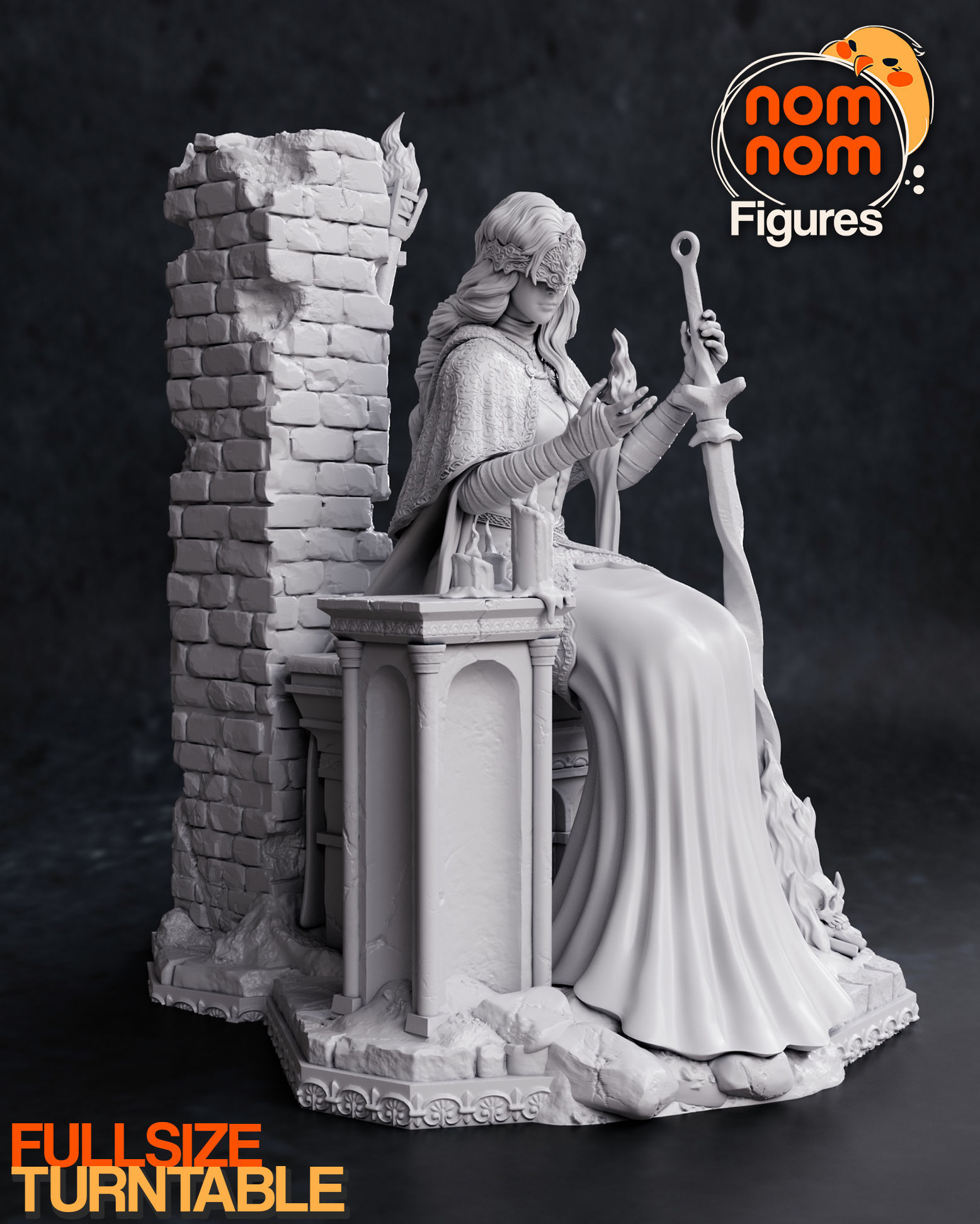 Fire keeper - Dark Souls III 3D print model_6