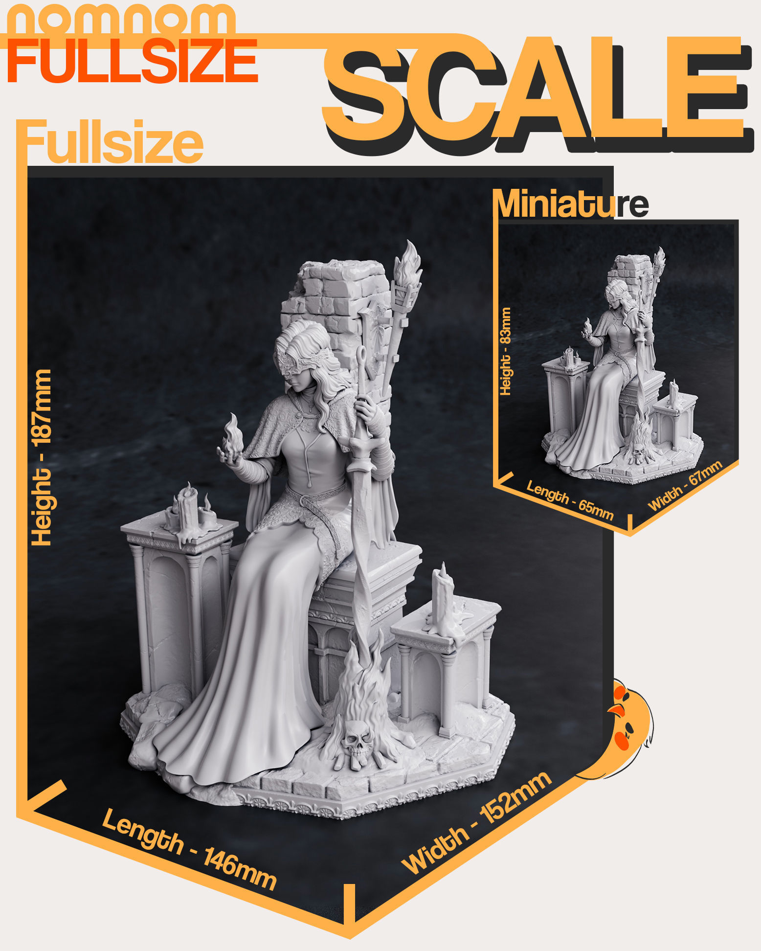 Fire keeper - Dark Souls III 3D print model_2