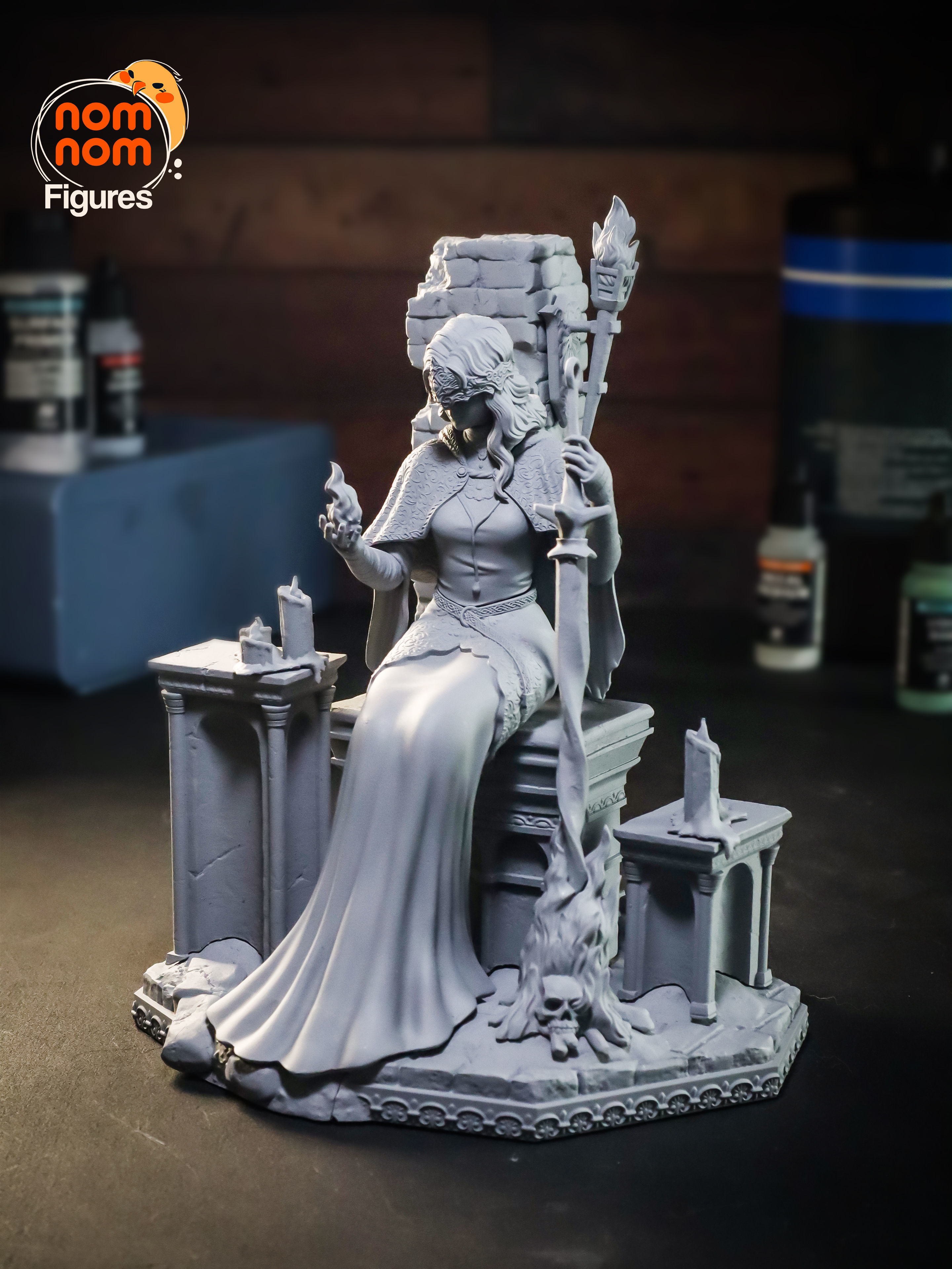 Fire keeper - Dark Souls III 3D print model_11