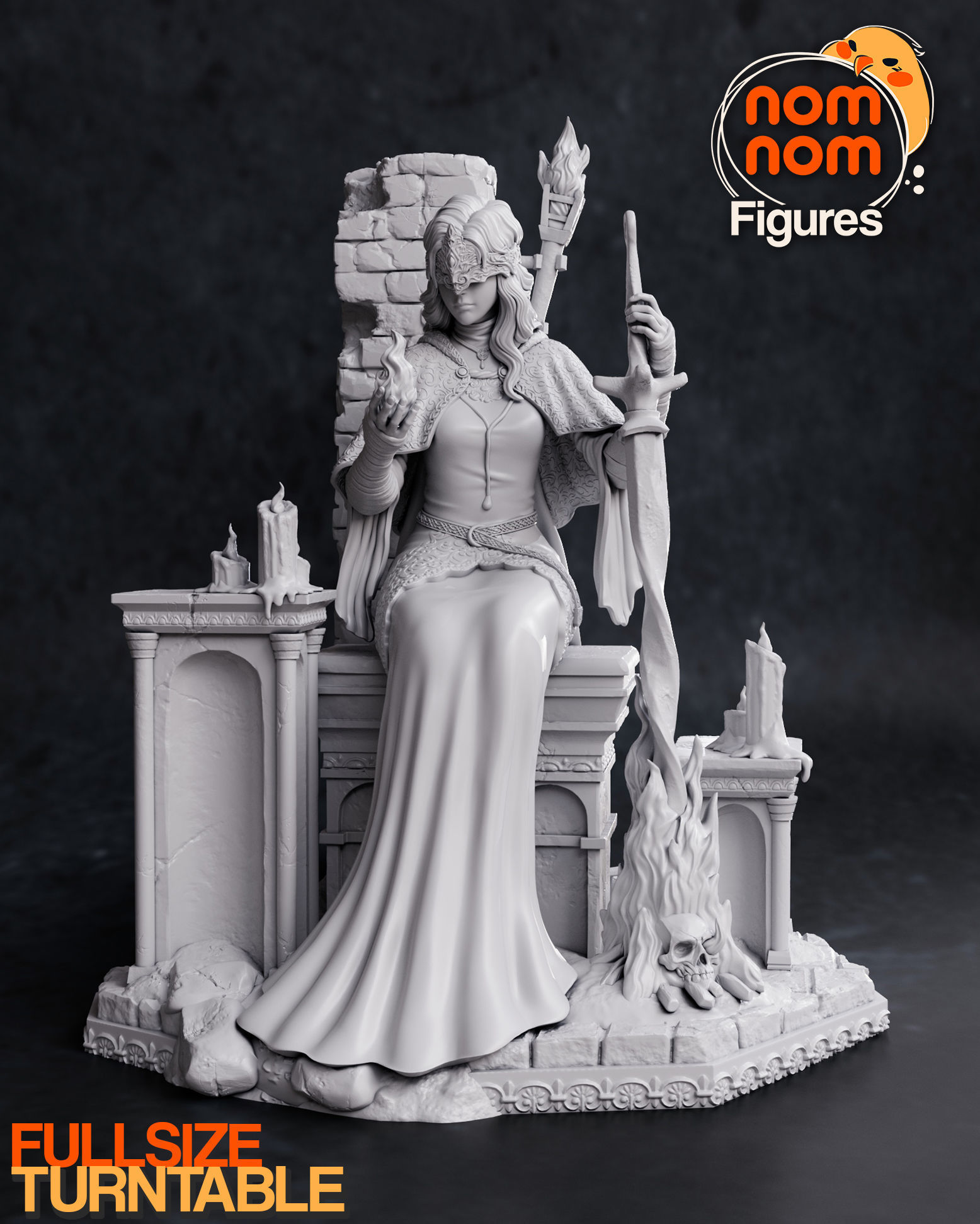 Fire keeper - Dark Souls III 3D print model_5