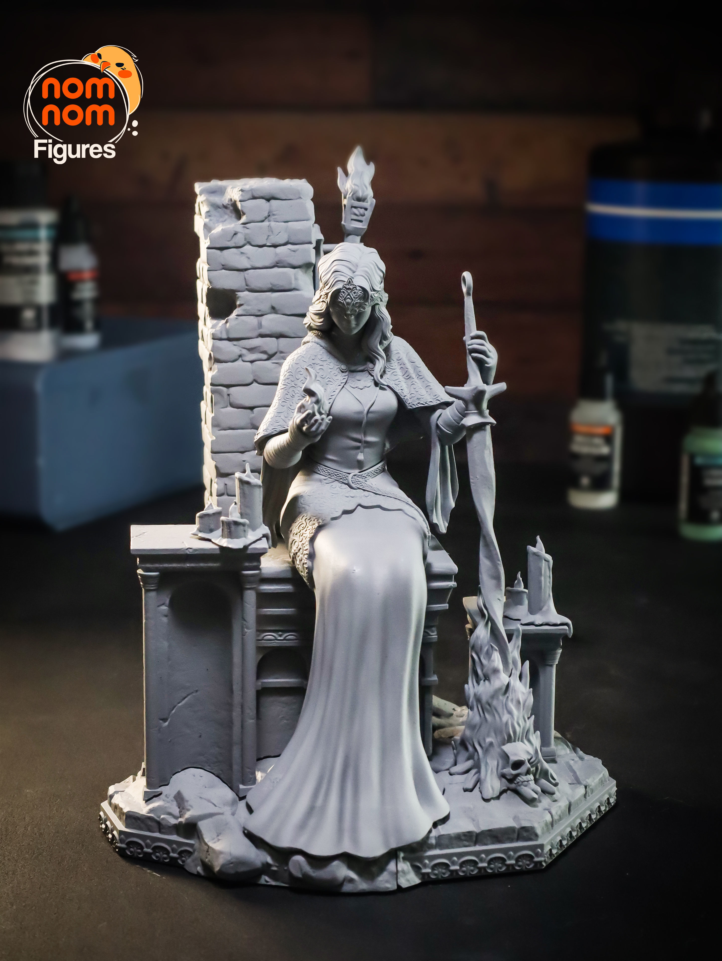 Fire keeper - Dark Souls III 3D print model_10