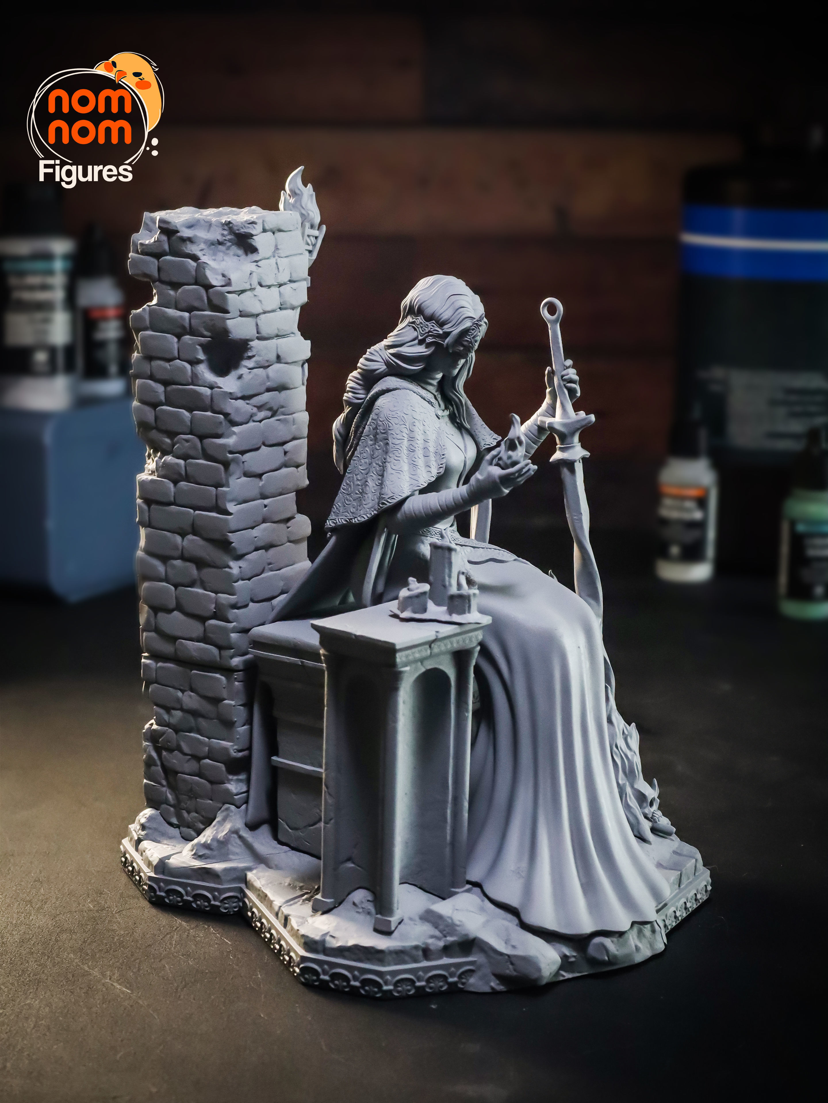 Fire keeper - Dark Souls III 3D print model_12