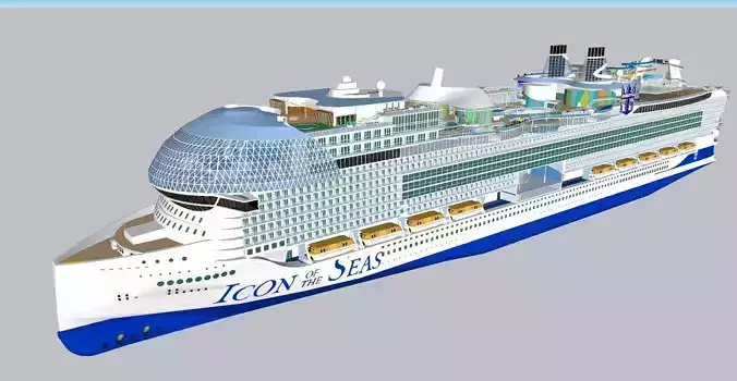 ICON OF THE SEAS 3D model