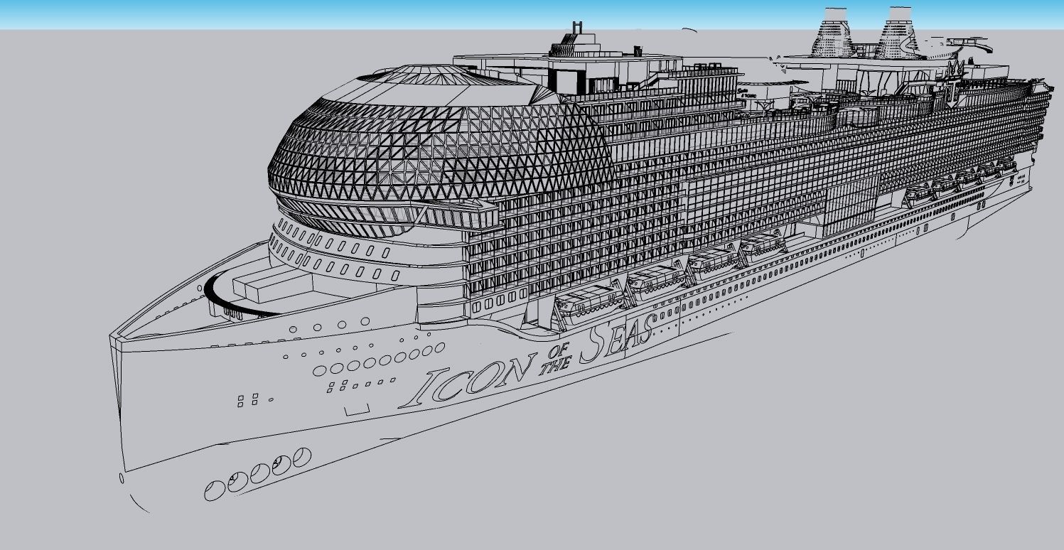 ICON OF THE SEAS 3D model_14