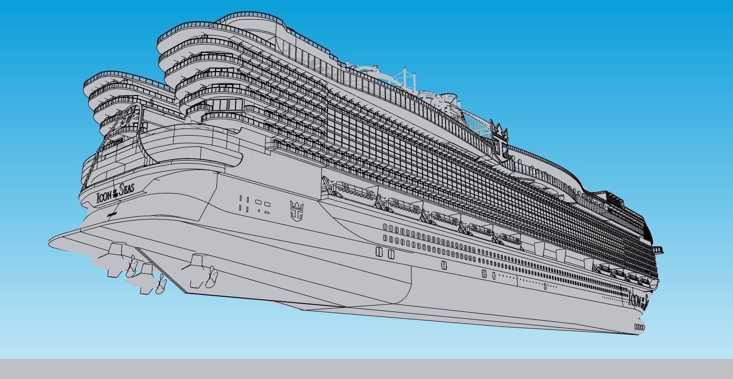 ICON OF THE SEAS 3D model_13