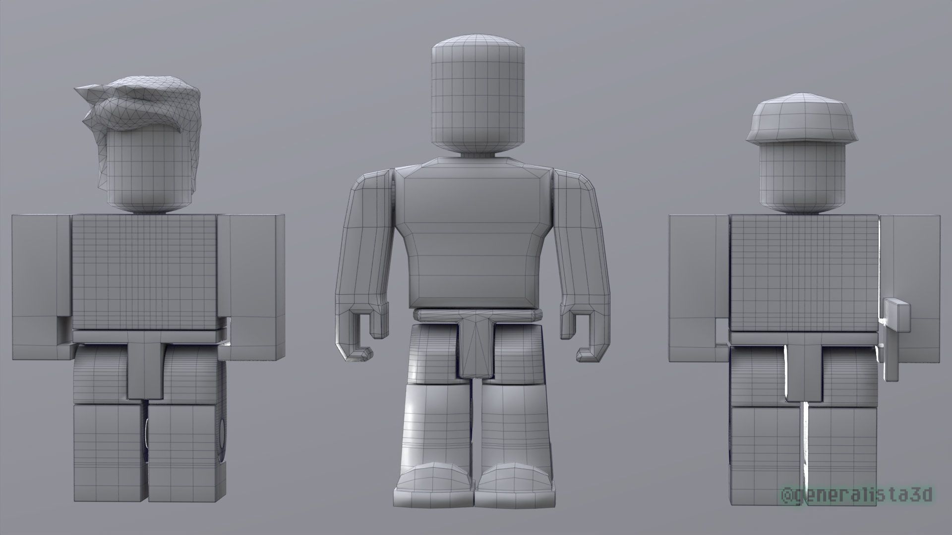 Roblox Base Toys Set  Low Poly 3D Model Game Ready Low-poly 3D model_9