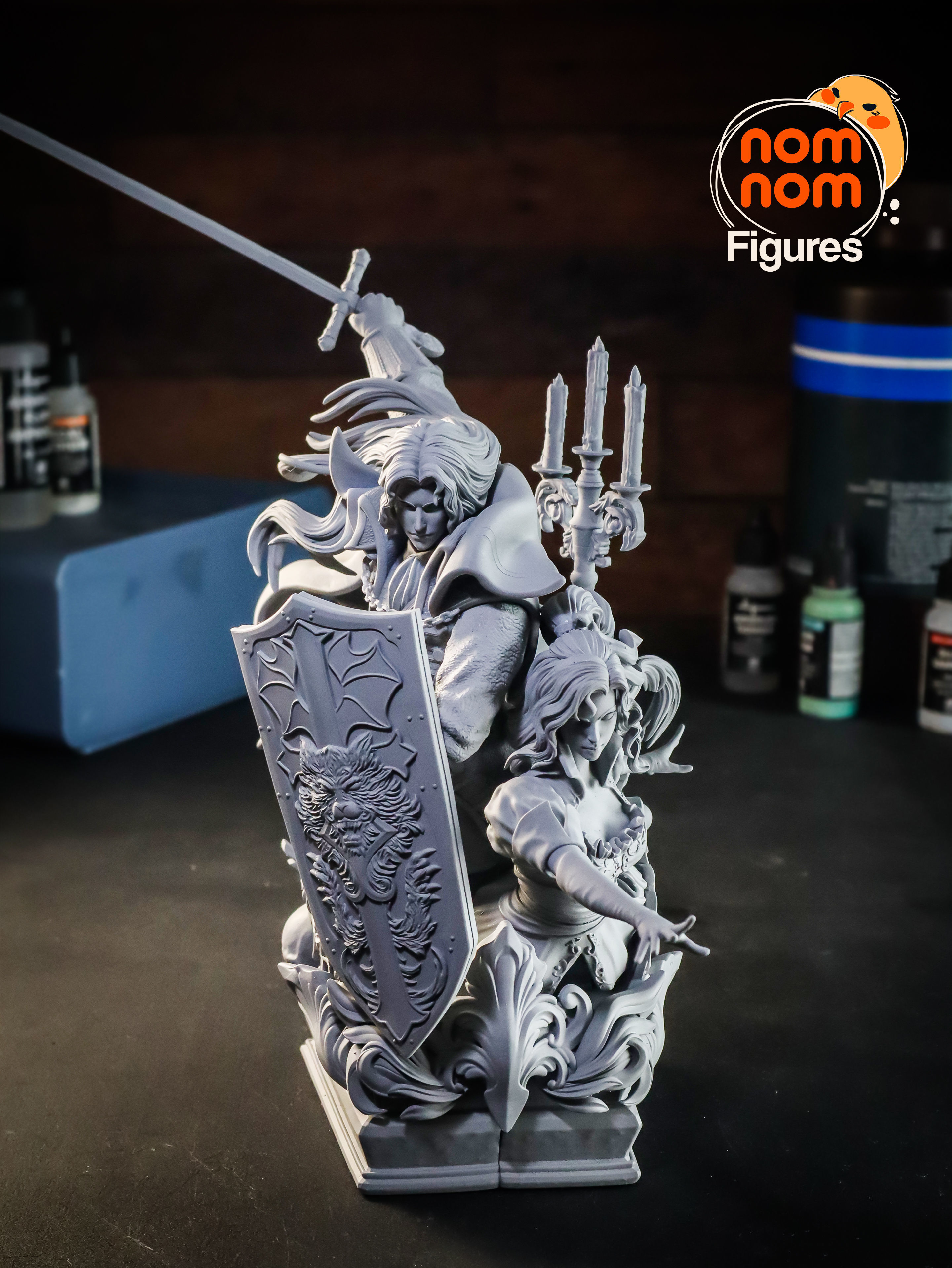 Alucard x Maria - Castlevania Symphony of the Night 3D print model_7