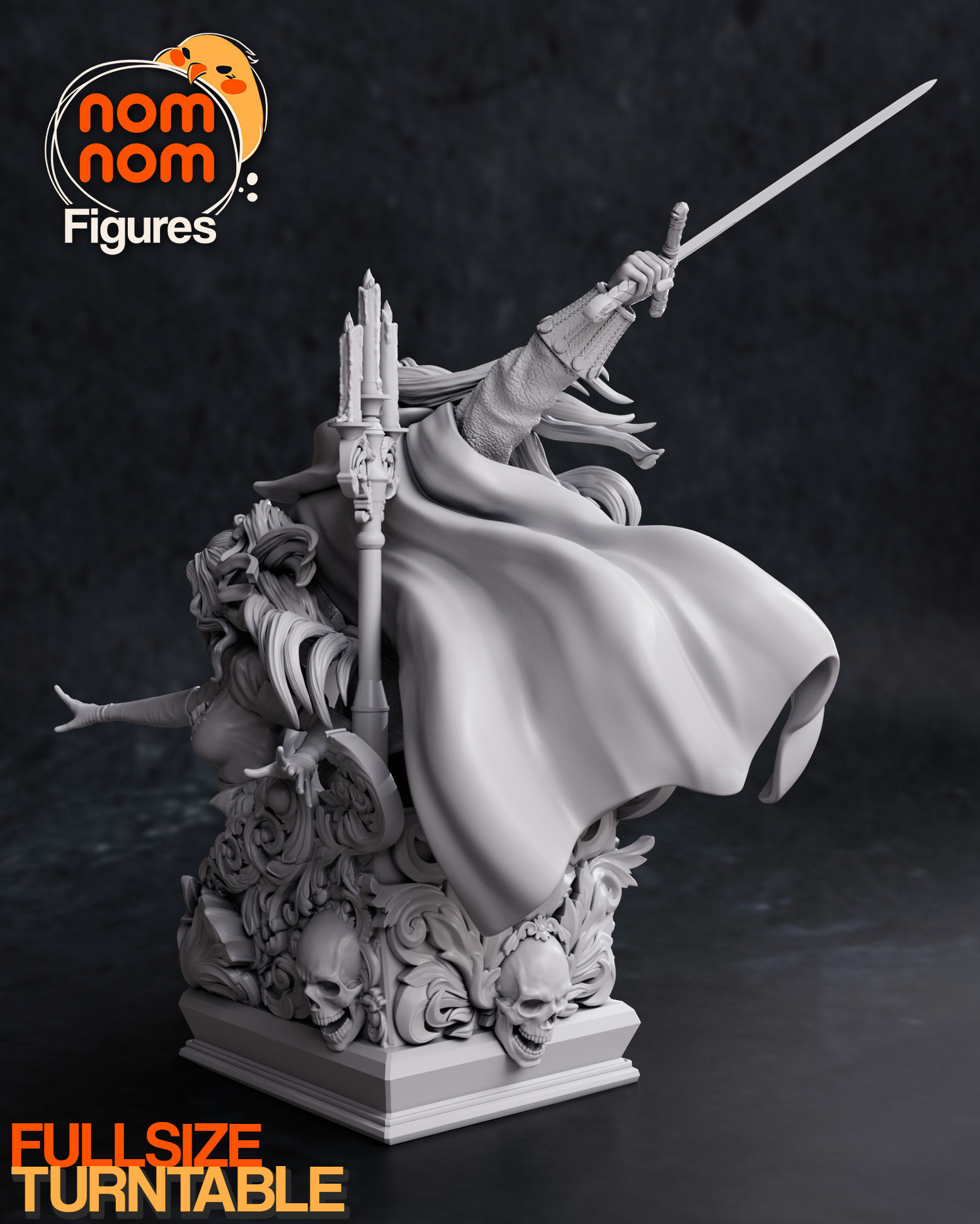 Alucard x Maria - Castlevania Symphony of the Night 3D print model_6