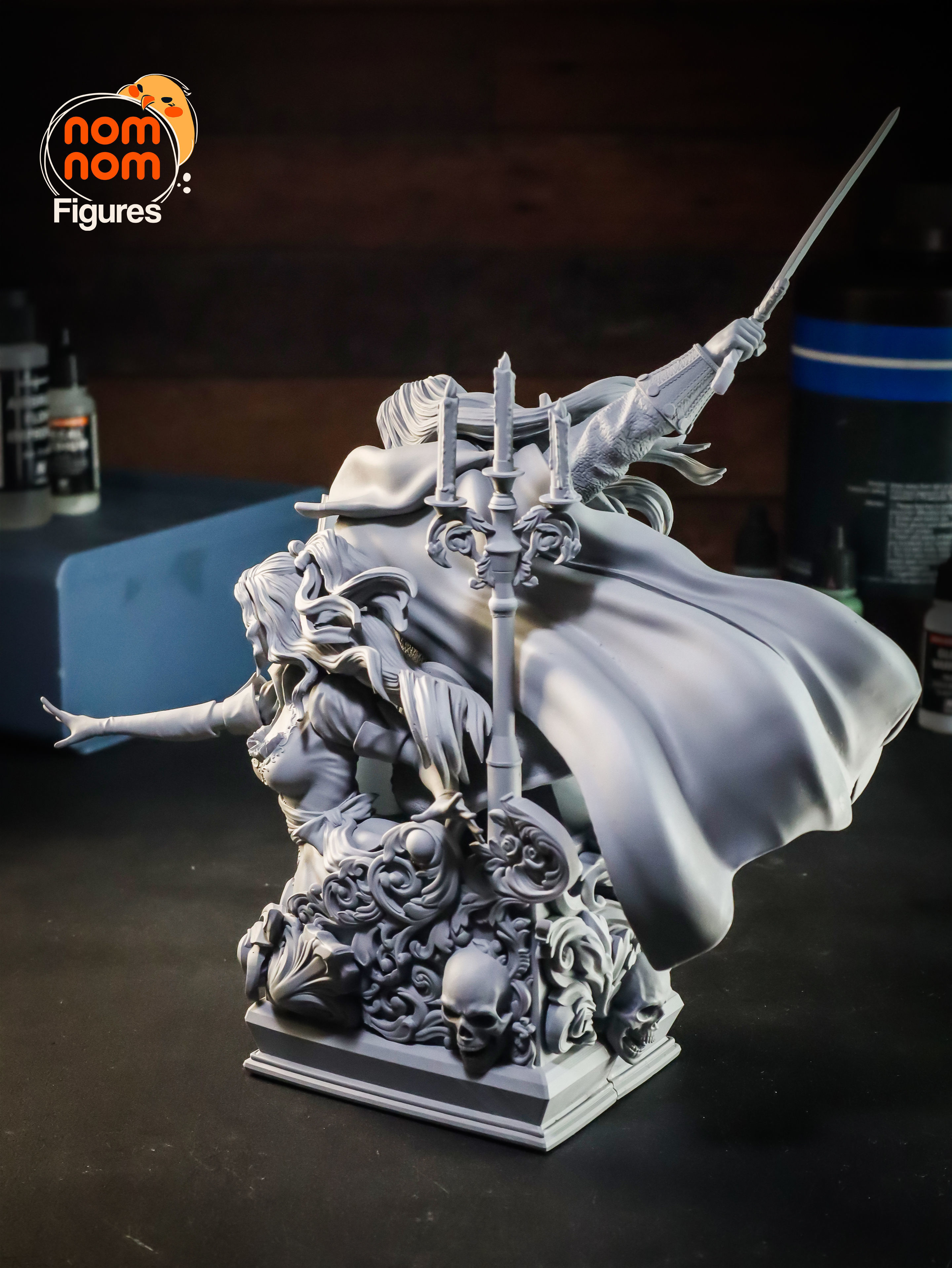 Alucard x Maria - Castlevania Symphony of the Night 3D print model_9