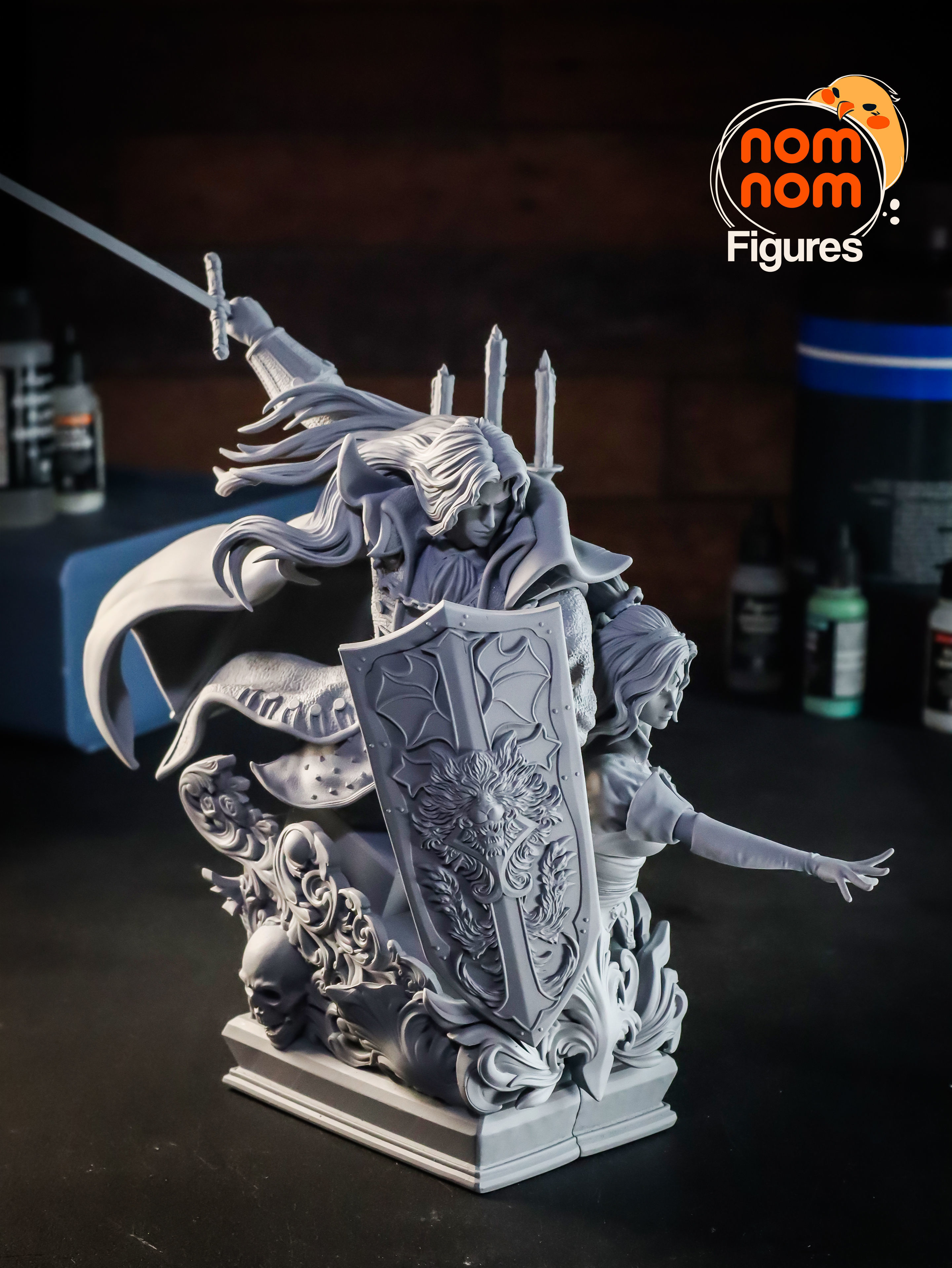 Alucard x Maria - Castlevania Symphony of the Night 3D print model_11
