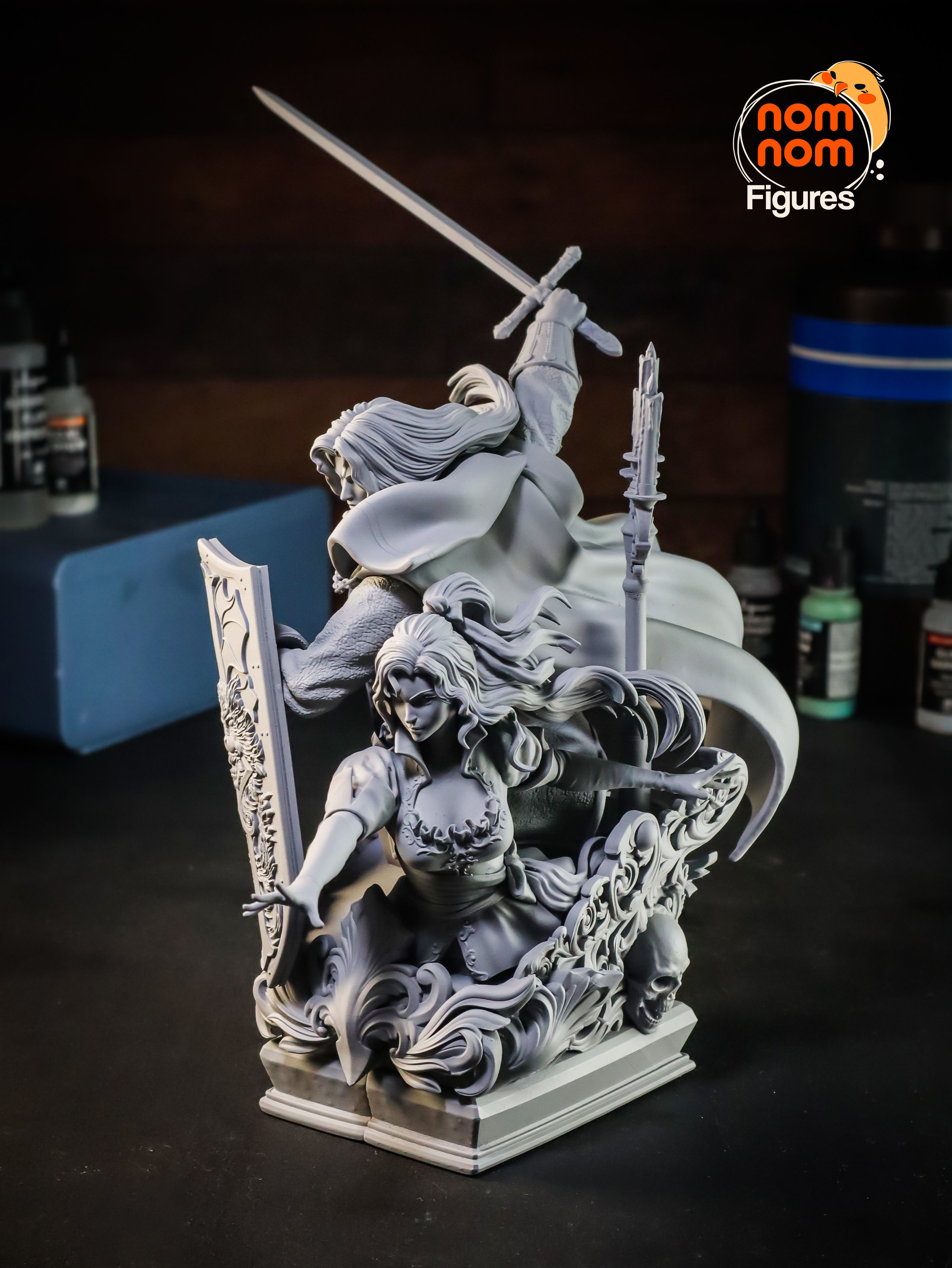 Alucard x Maria - Castlevania Symphony of the Night 3D print model_12