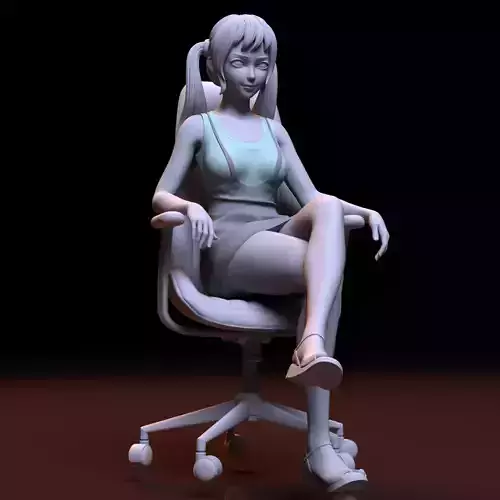 JAPANESE SECRETARY GIRL - NSFW version