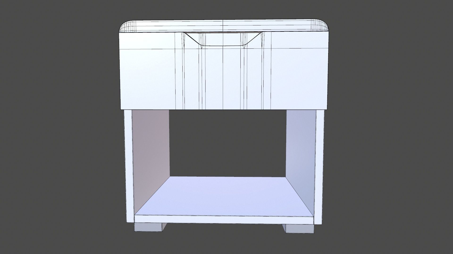 Side Table Rack 3D model_12