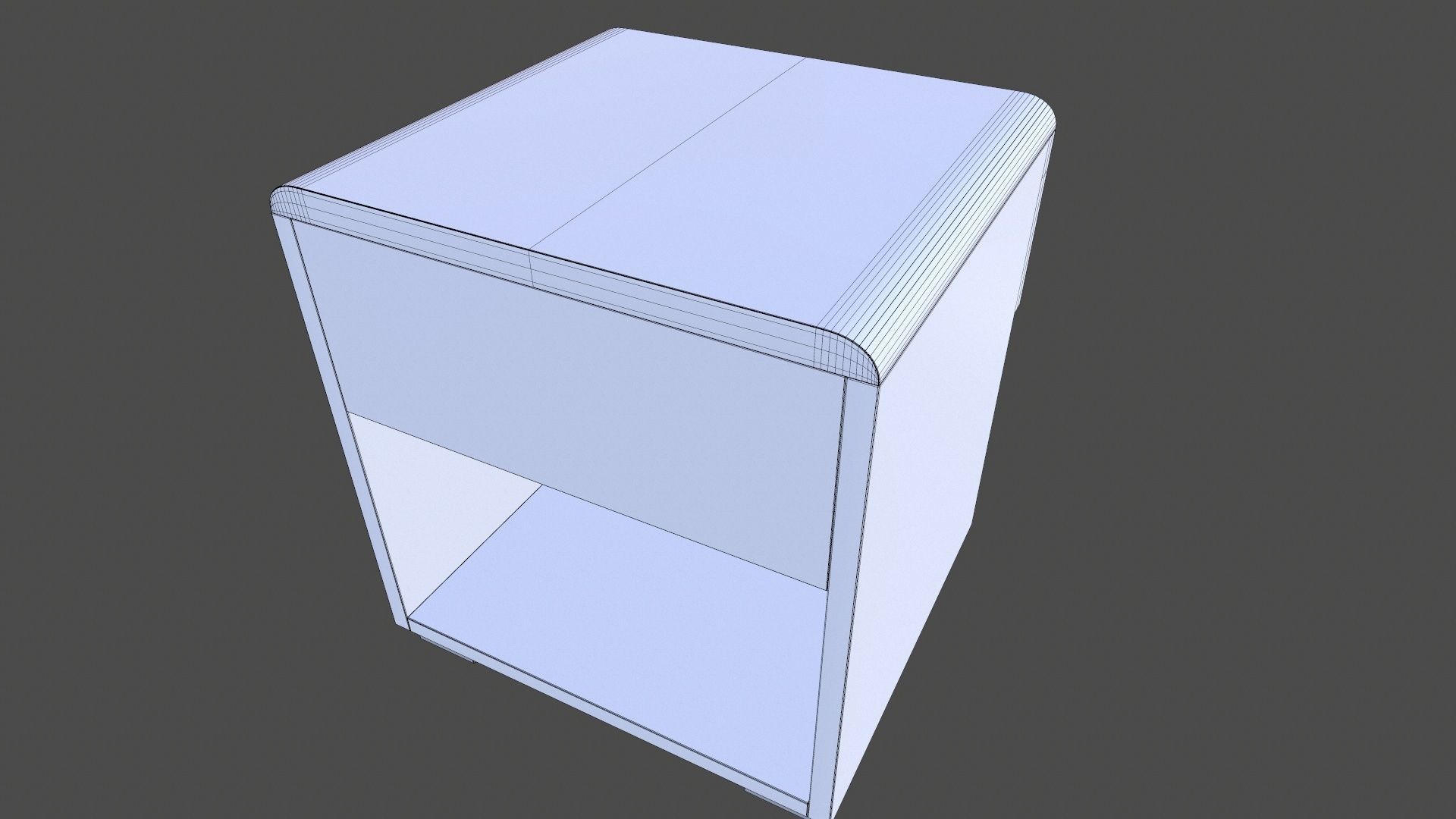 Side Table Rack 3D model_15