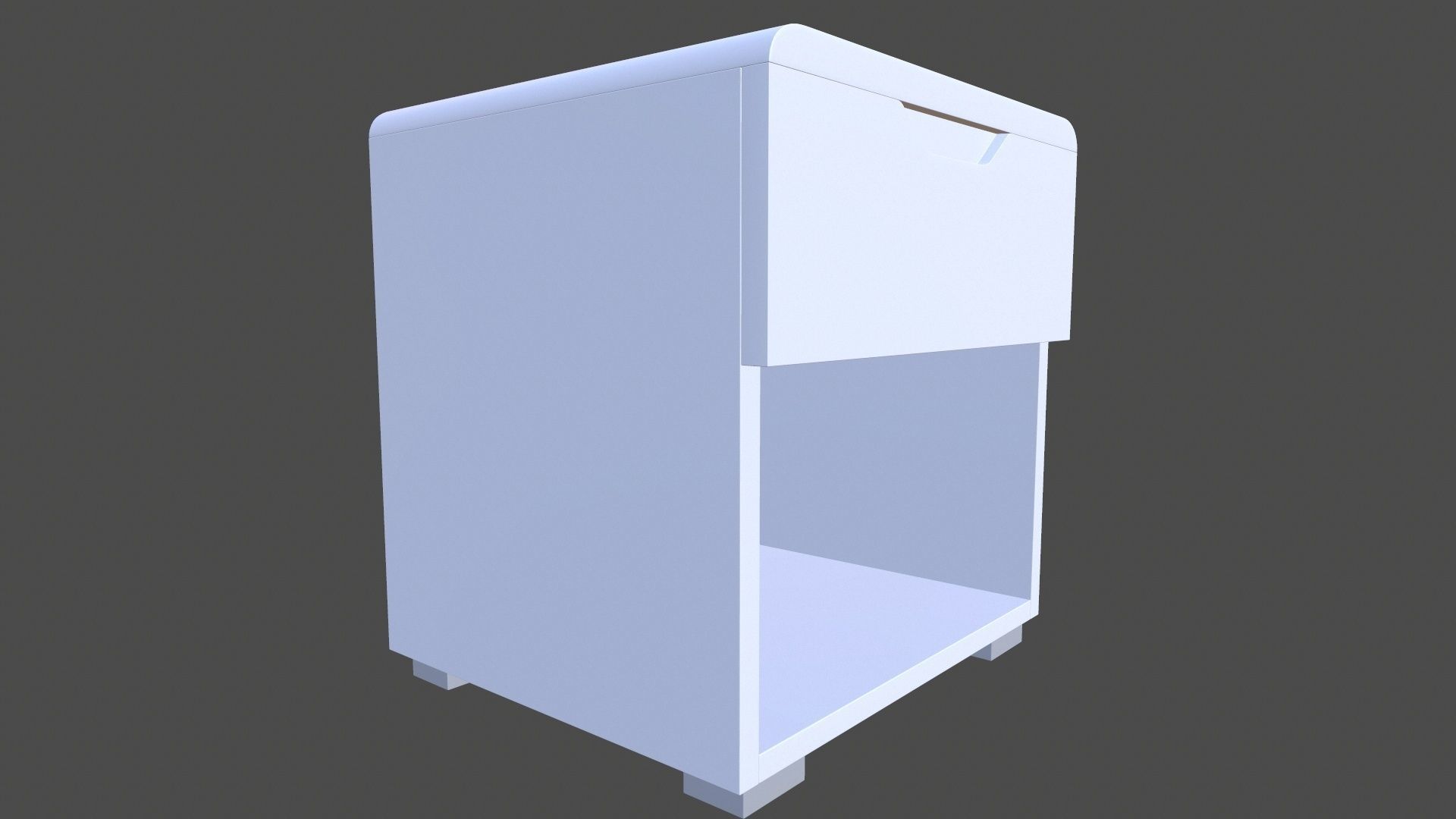 Side Table Rack 3D model_8