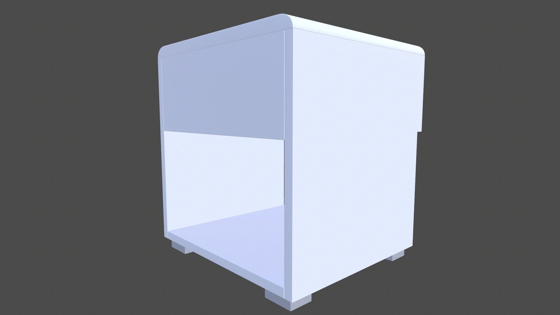 Side Table Rack 3D model_7