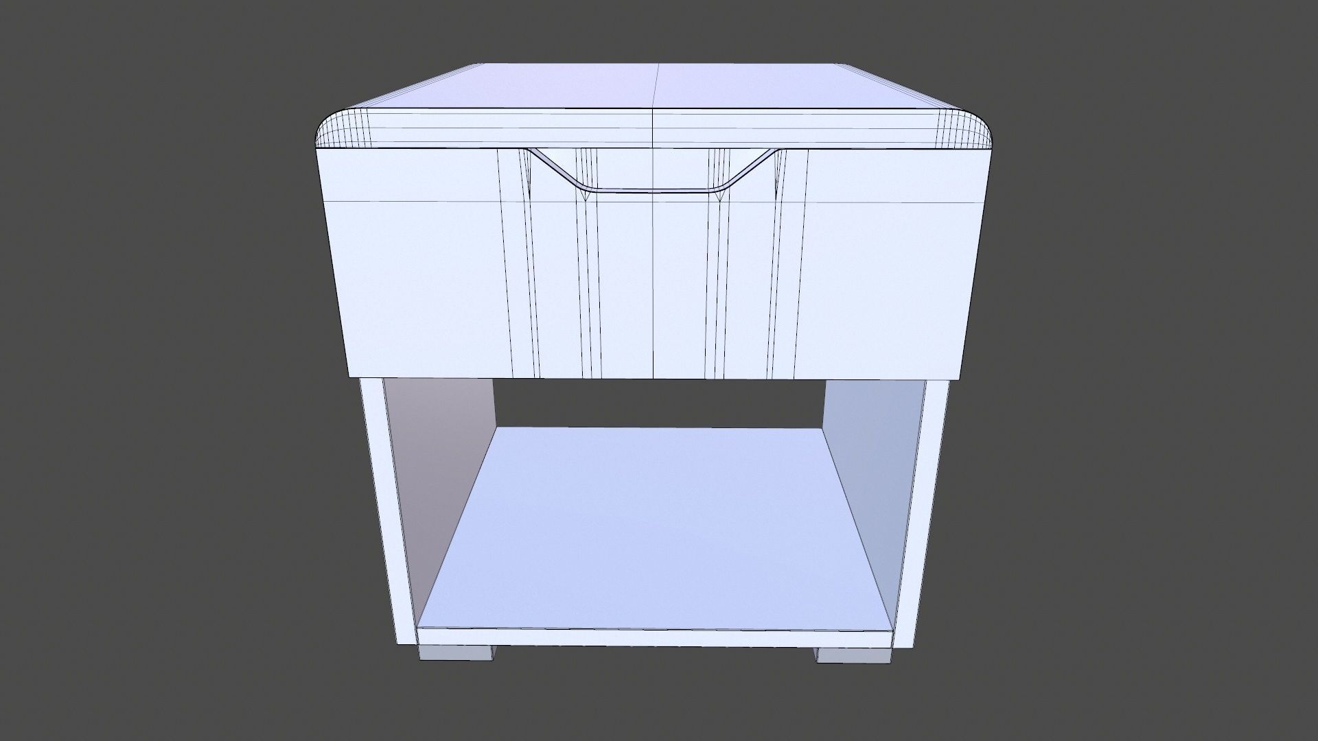 Side Table Rack 3D model_11