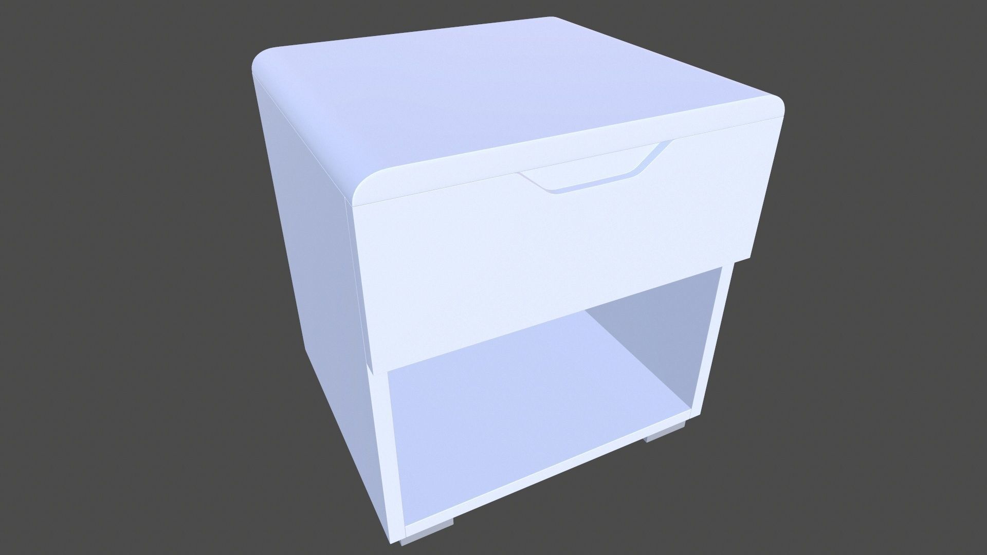 Side Table Rack 3D model_9
