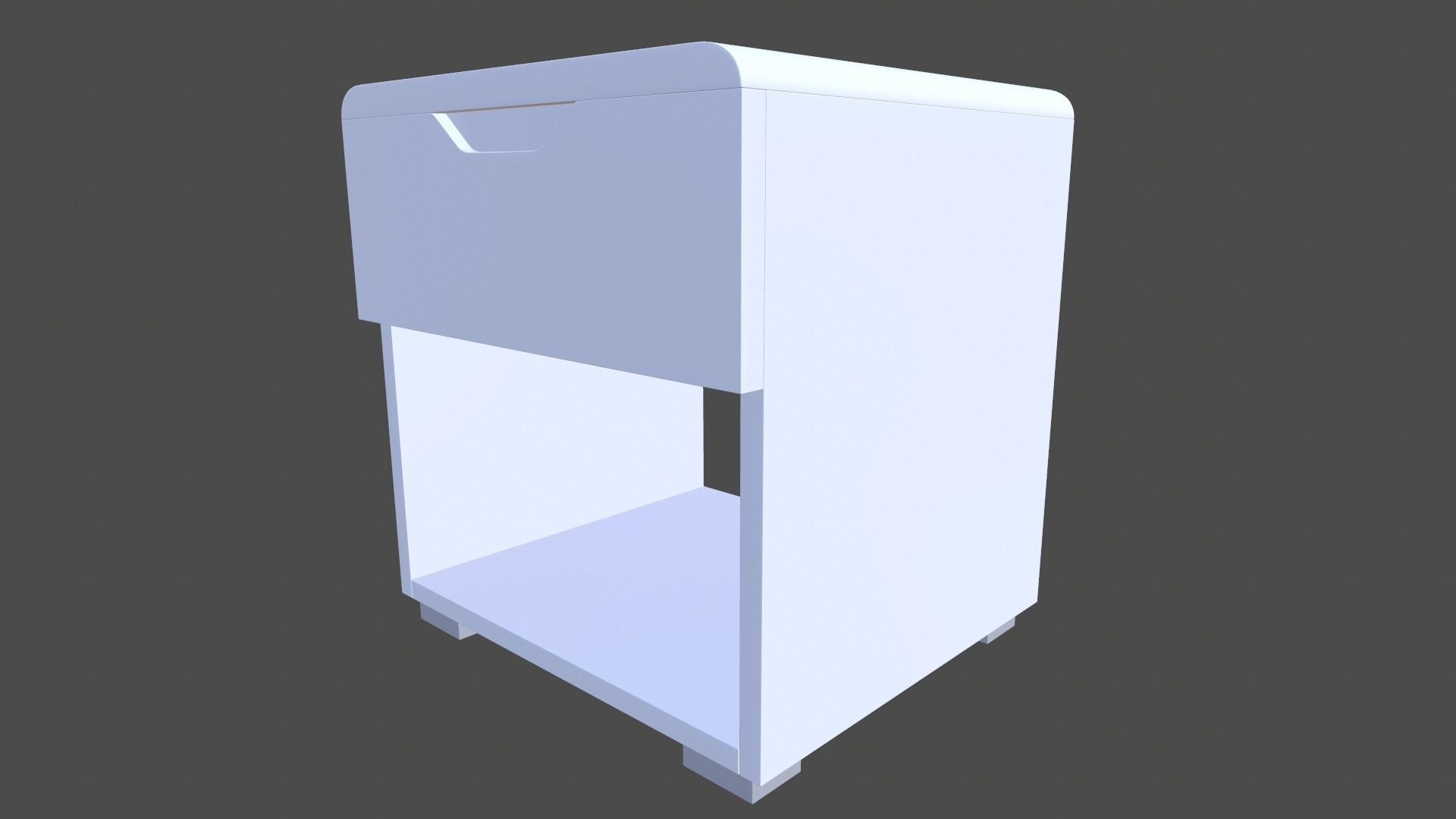 Side Table Rack 3D model_3