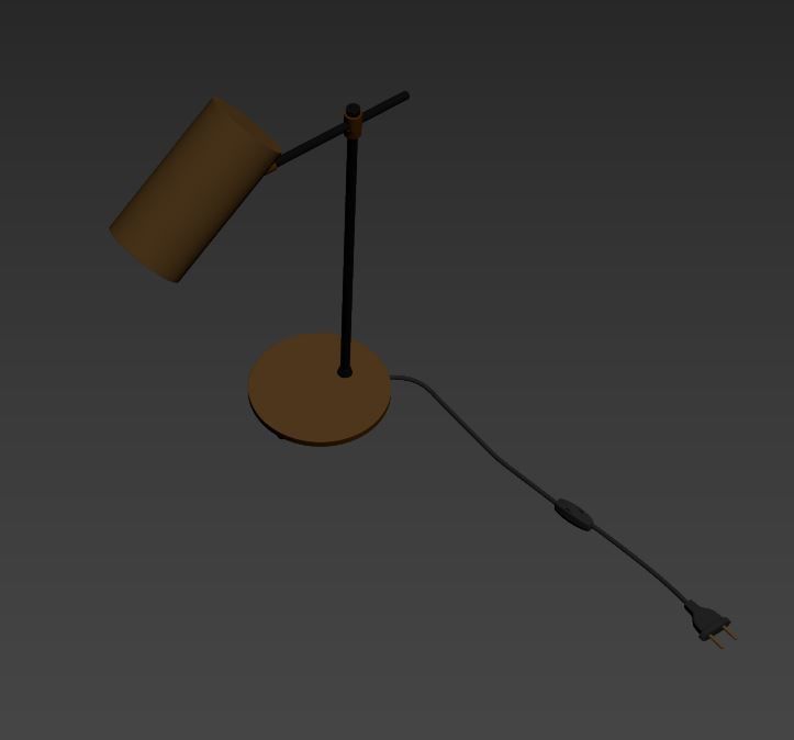 Table Lamp 3D model_3