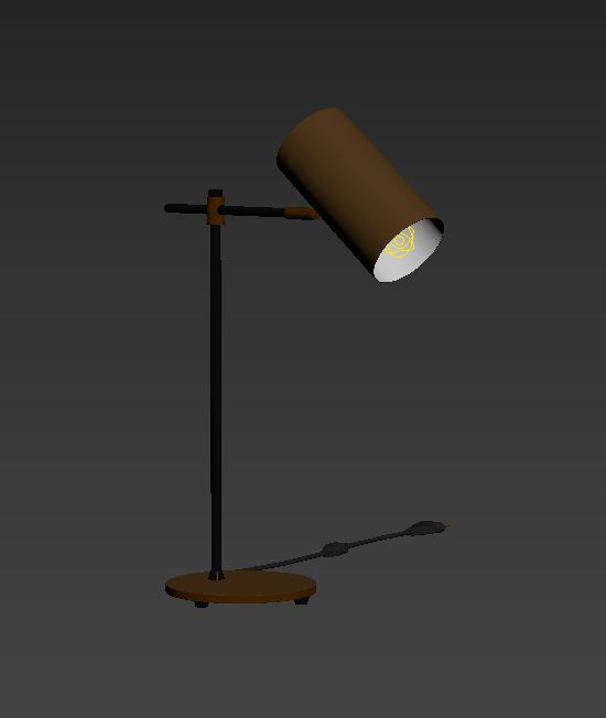 Table Lamp 3D model_2